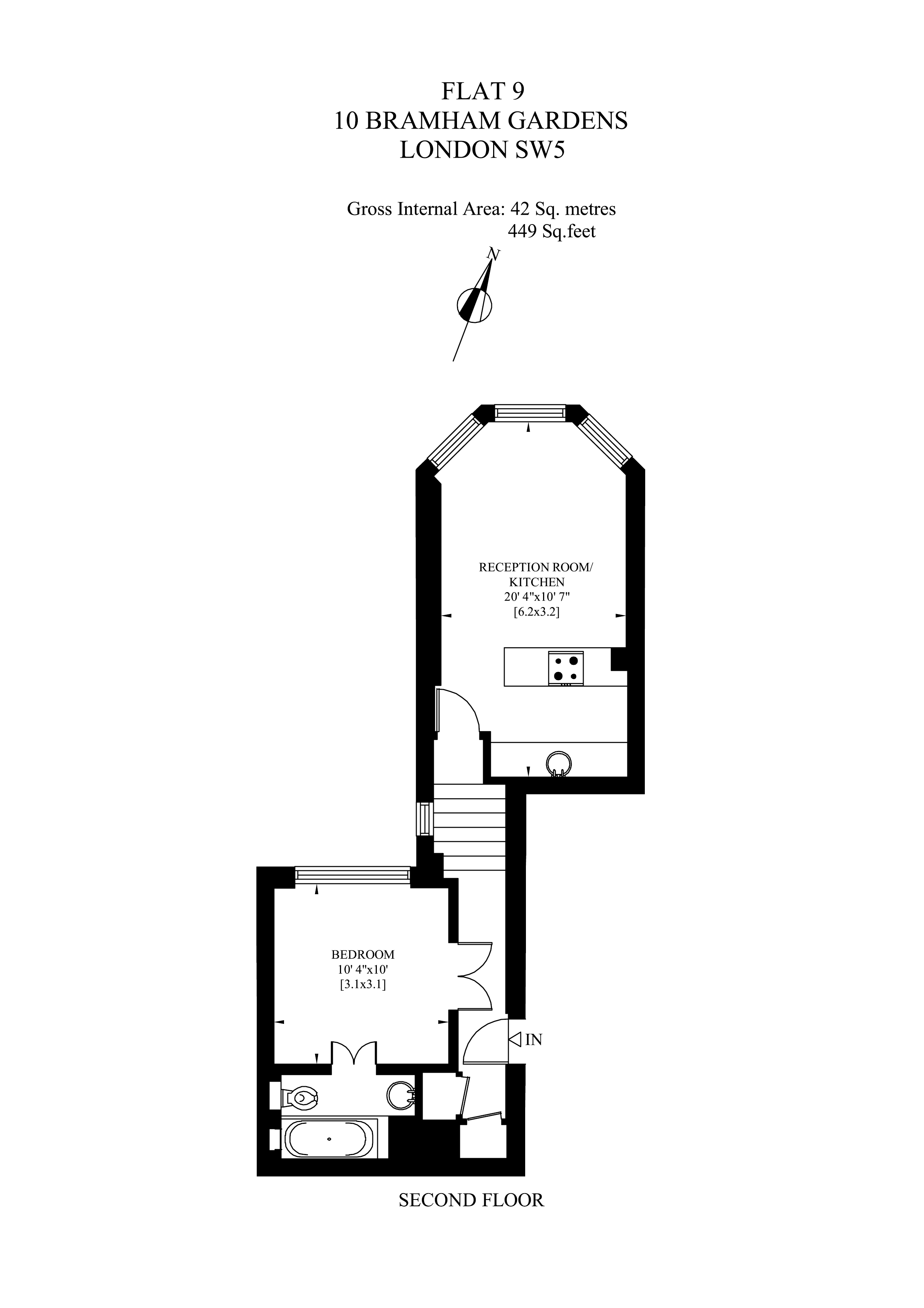 1 Bedrooms Flat to rent in Bramham Gardens, Earl's Court SW5