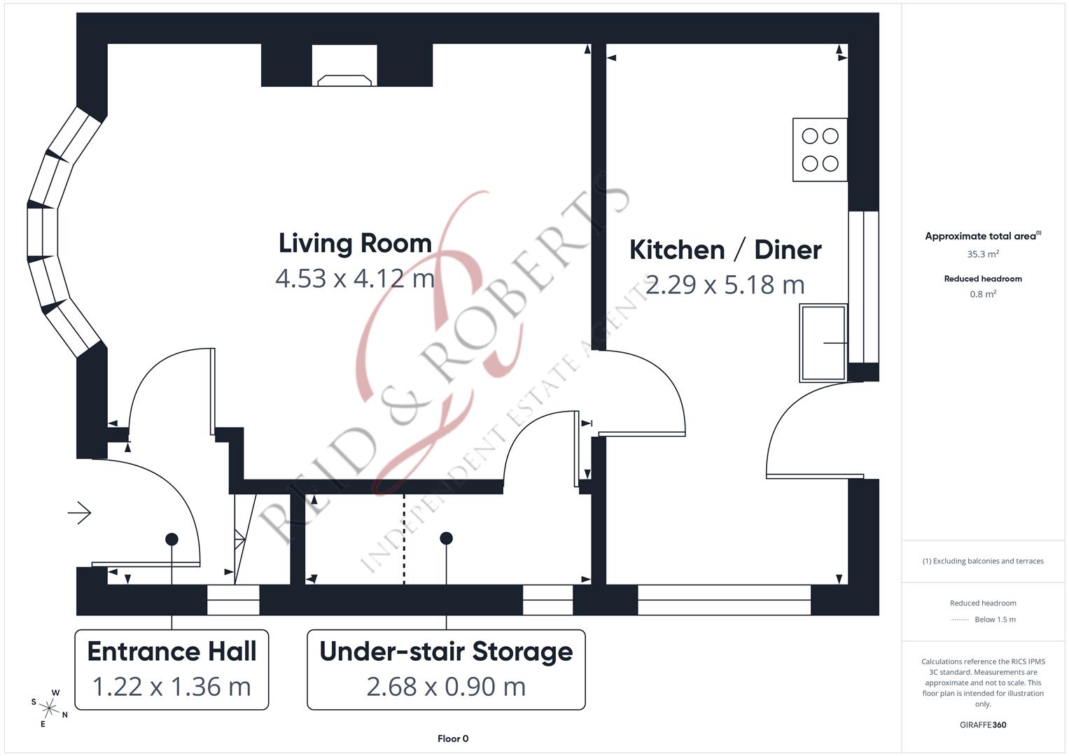 42, Kings Avenue, Flint floorplan