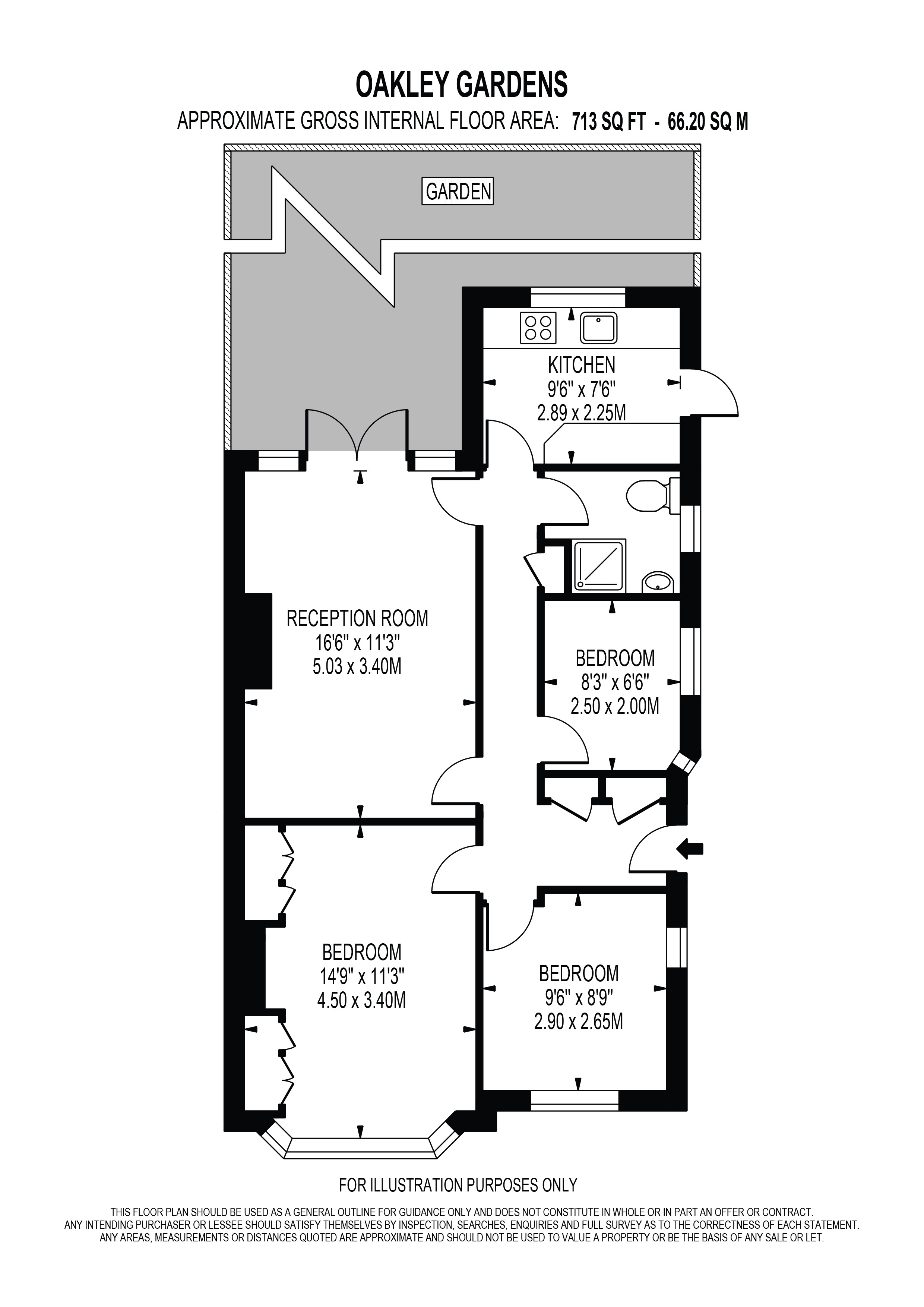 7, Oakley Gardens, Surrey floorplan