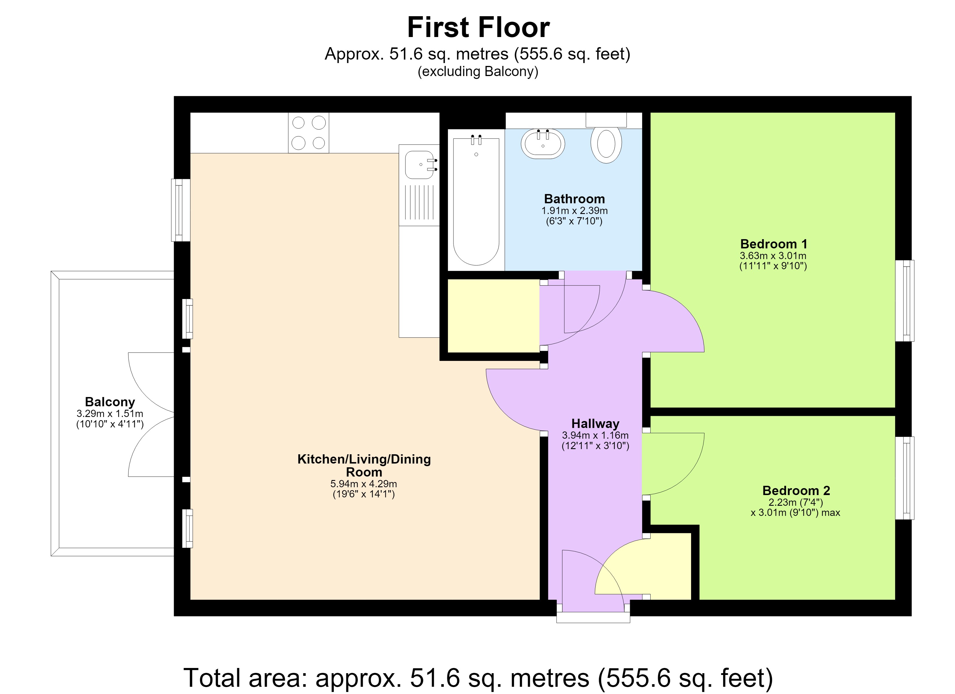 25, Fuller Close, Hertfordshire floorplan