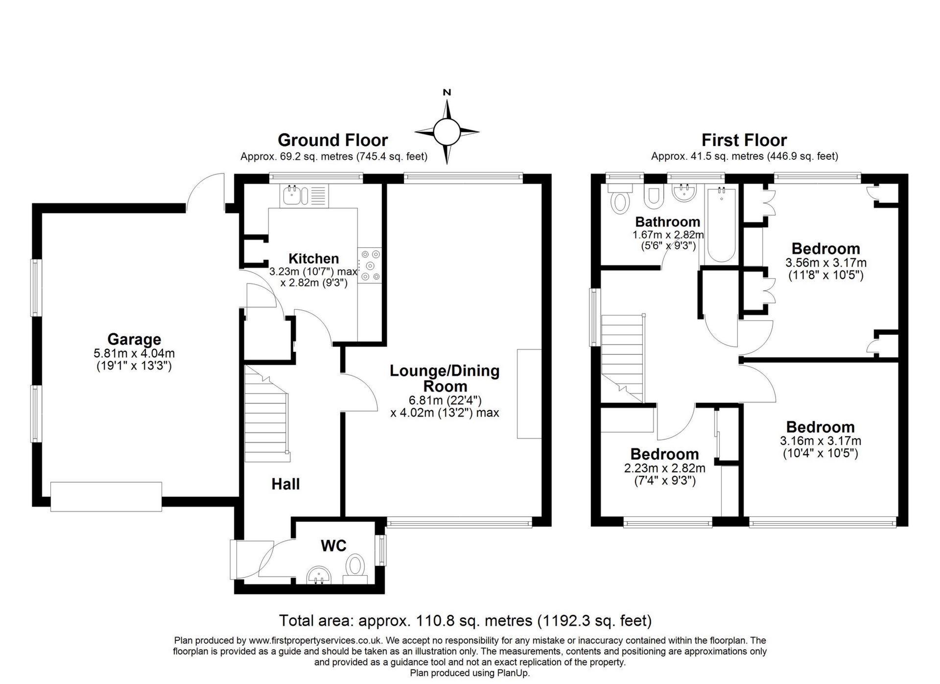 16, Denstone Crescent, Stoke on Trent floorplan