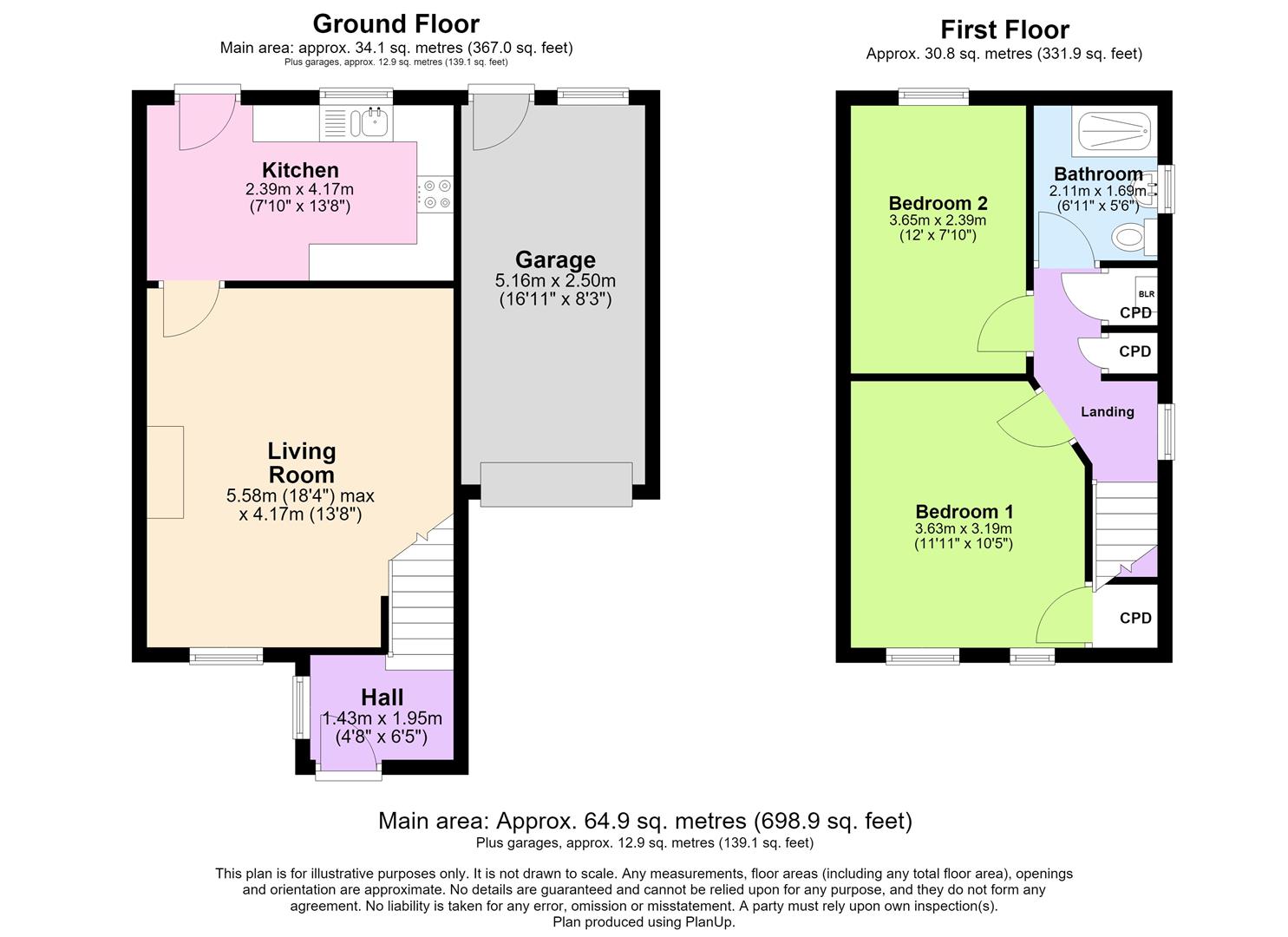 21, St. Wulstan Way, Southam floorplan