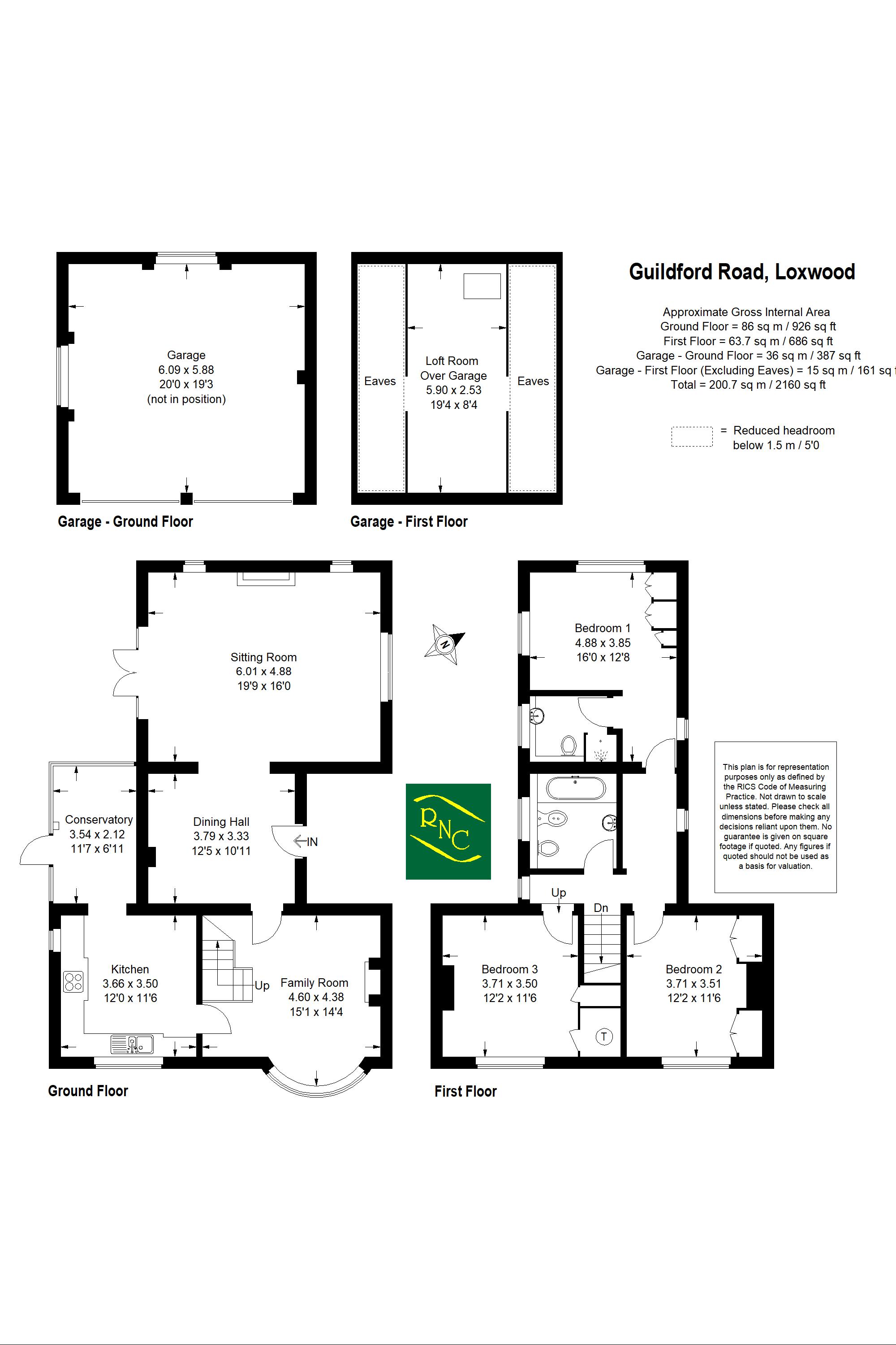 3 Bedrooms Detached house for sale in Guildford Road, Loxwood, Billingshurst RH14