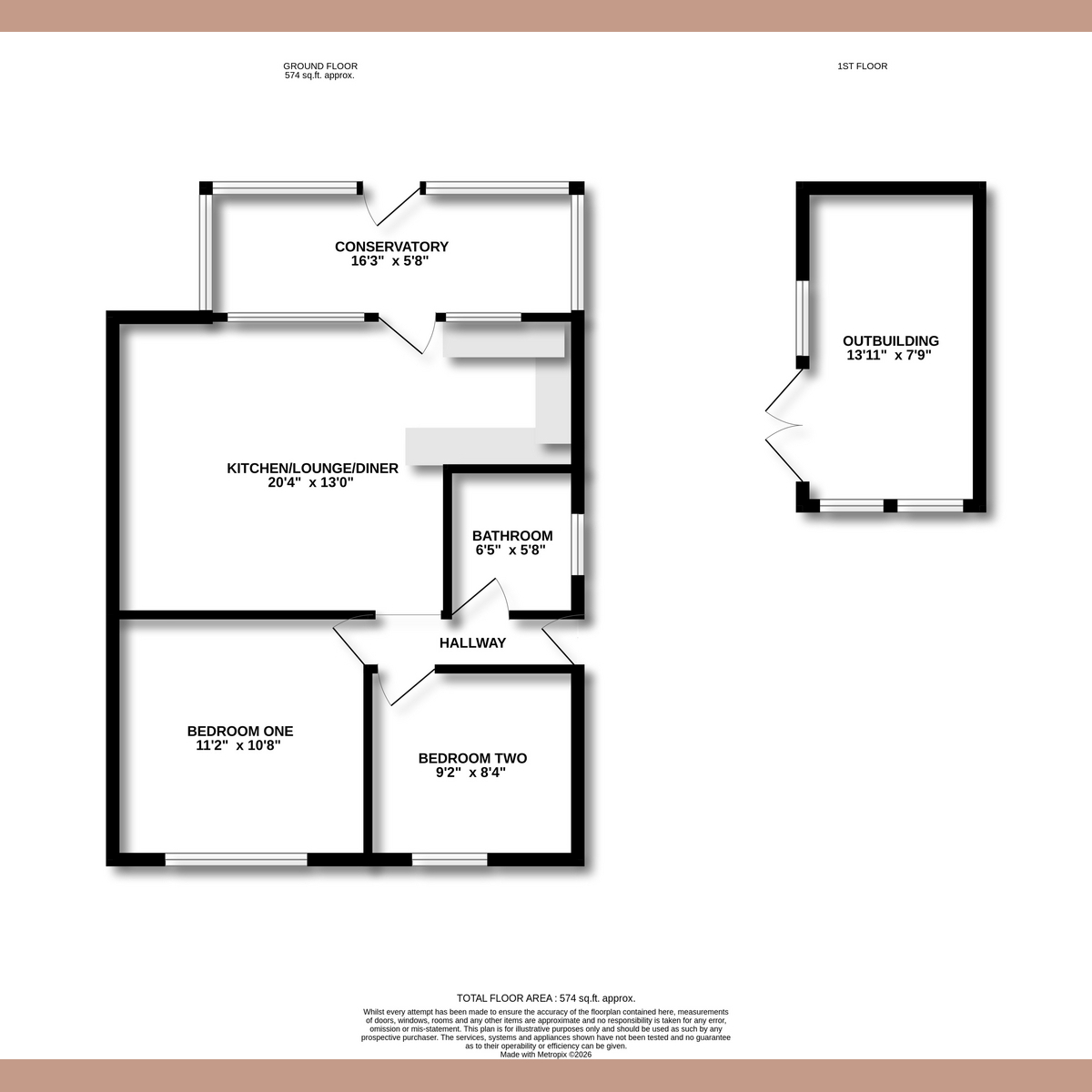 4, Downesway, Benfleet floorplan