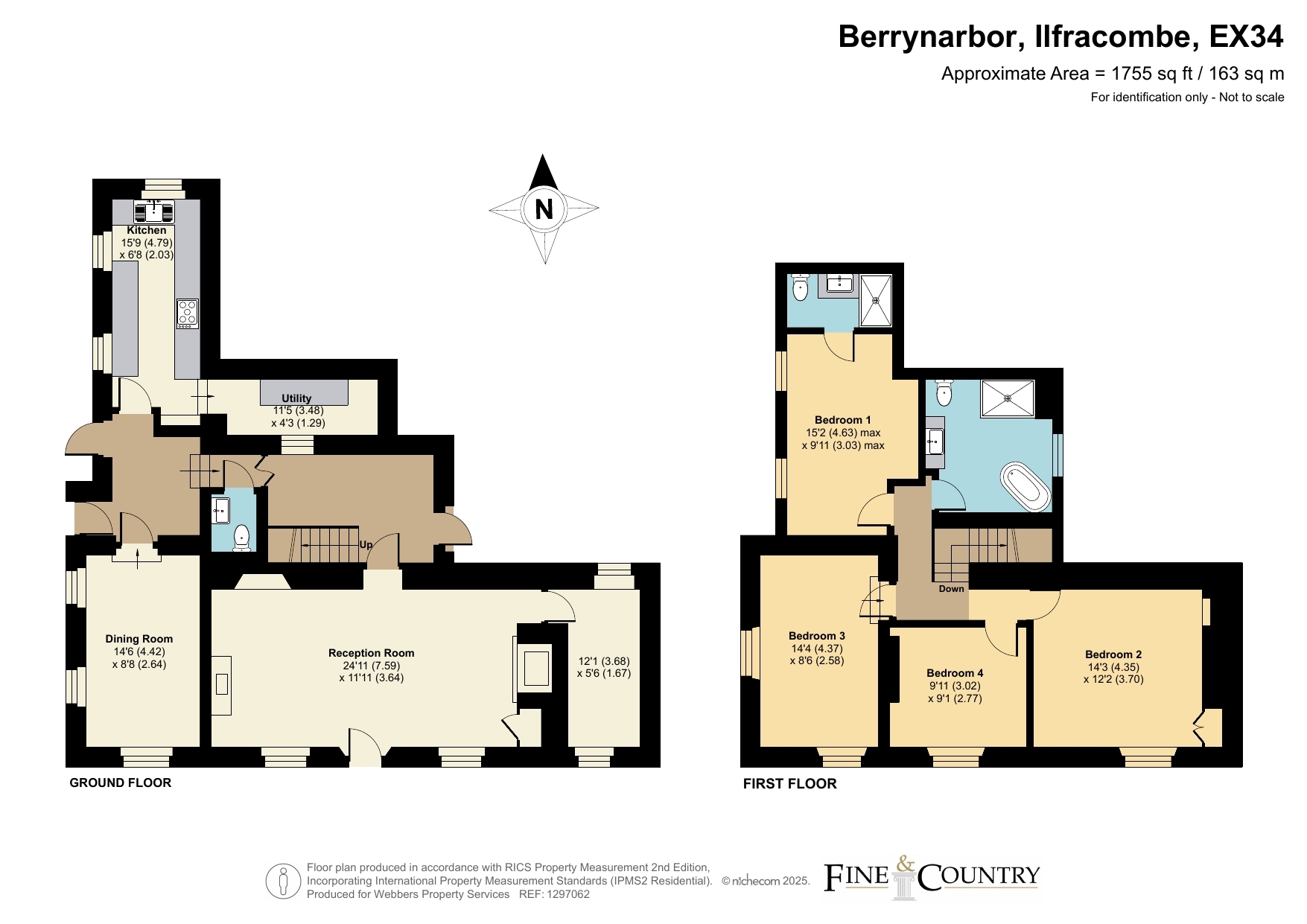 Elegant Character Cottage,, Berrynarbor, Ilfracombe floorplan