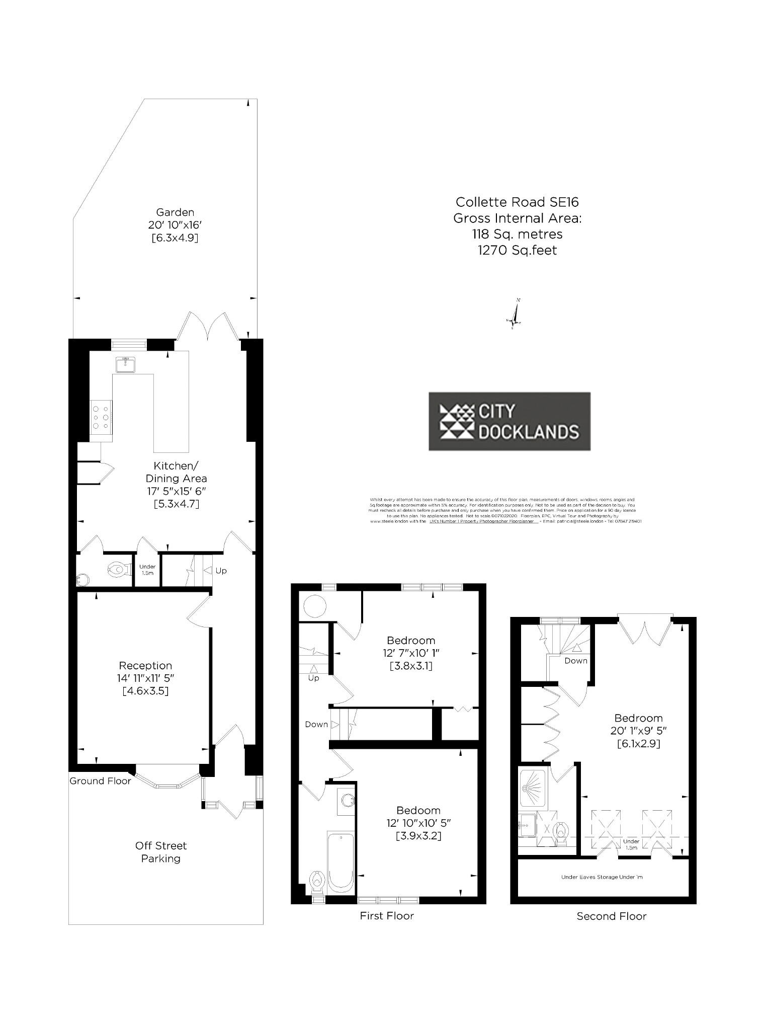 36, Collett Road, London floorplan
