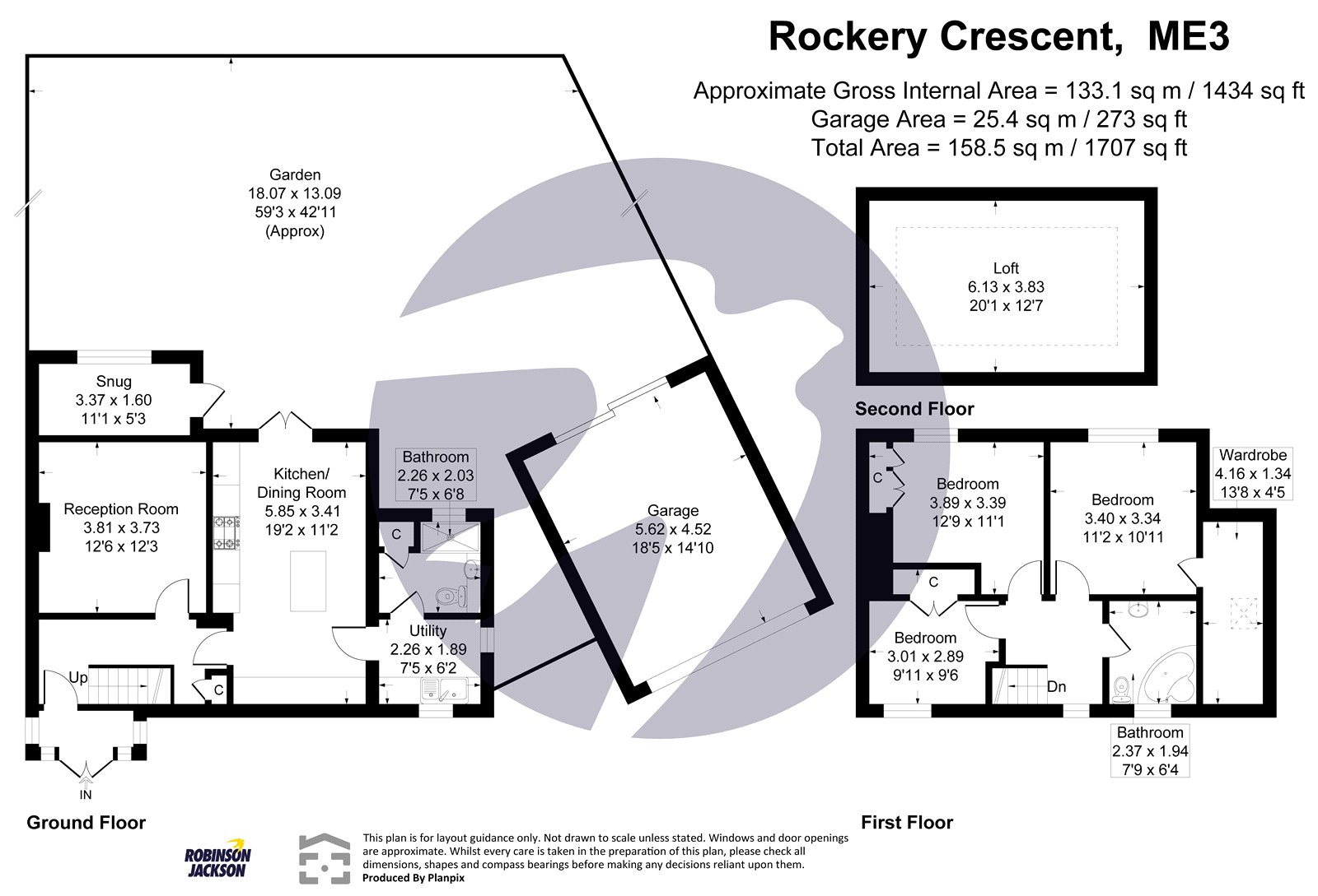 3, Rookery Crescent, Rochester floorplan