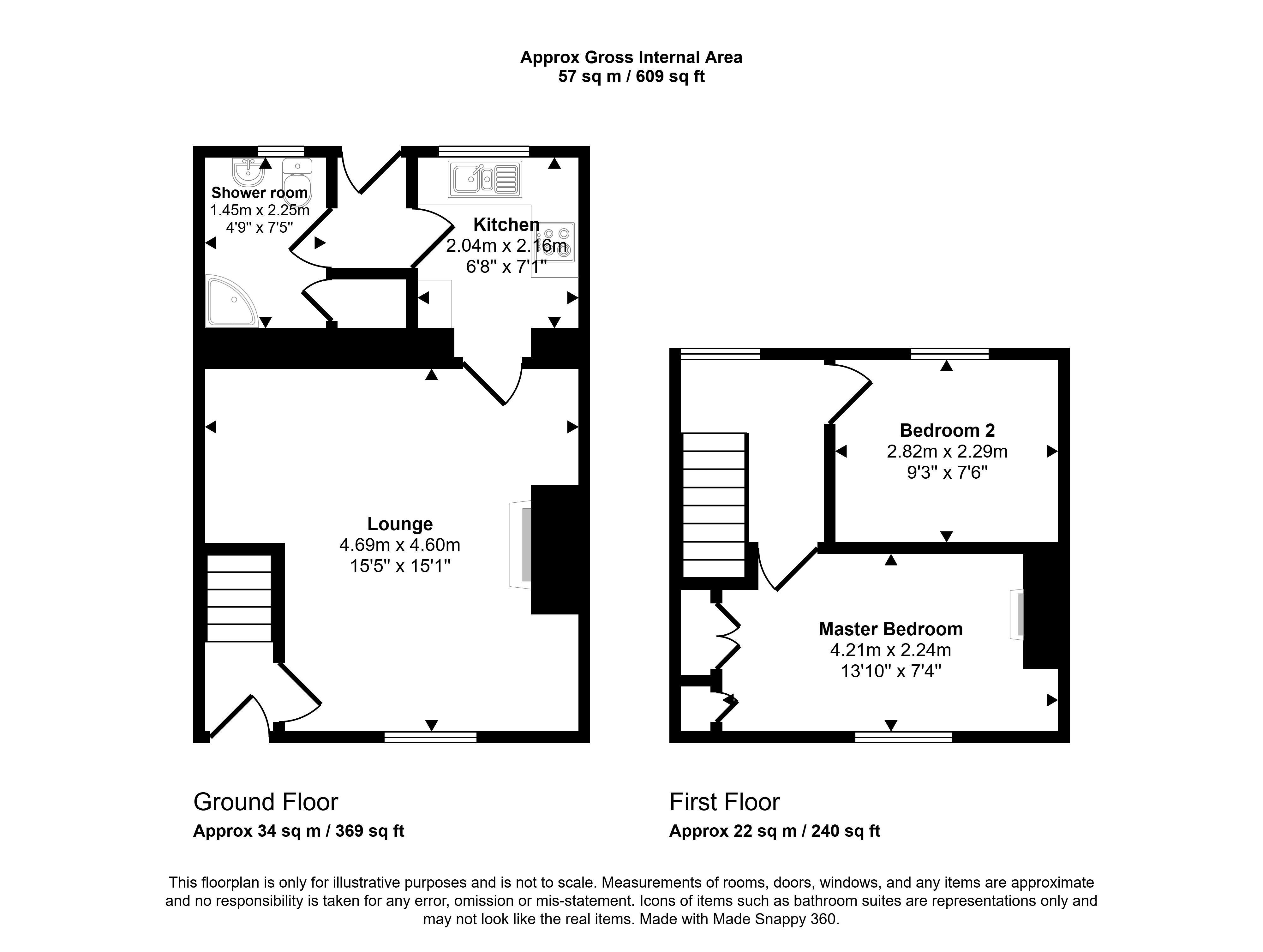 9, Frances Street, Blaydon-on-Tyne floorplan