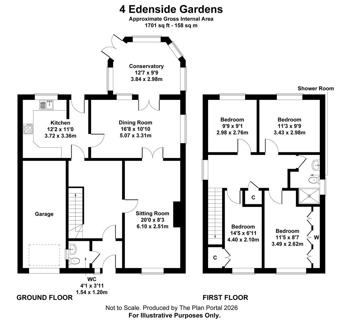 4, Edenside Gardens, Kelso floorplan