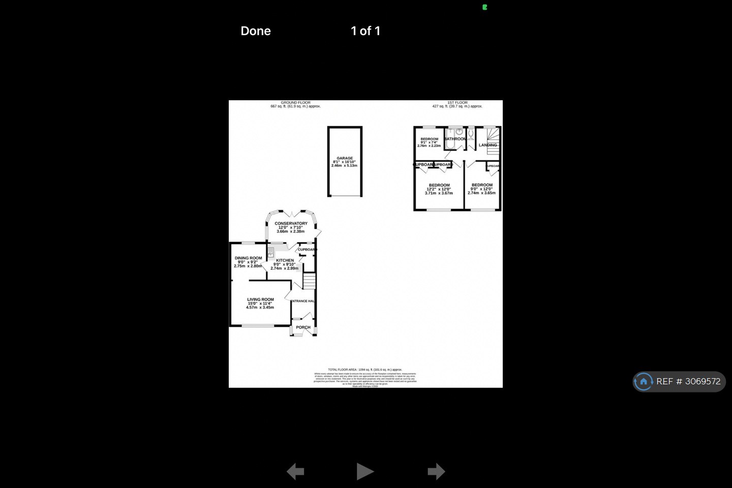 Hall Road, Isleworth floorplan