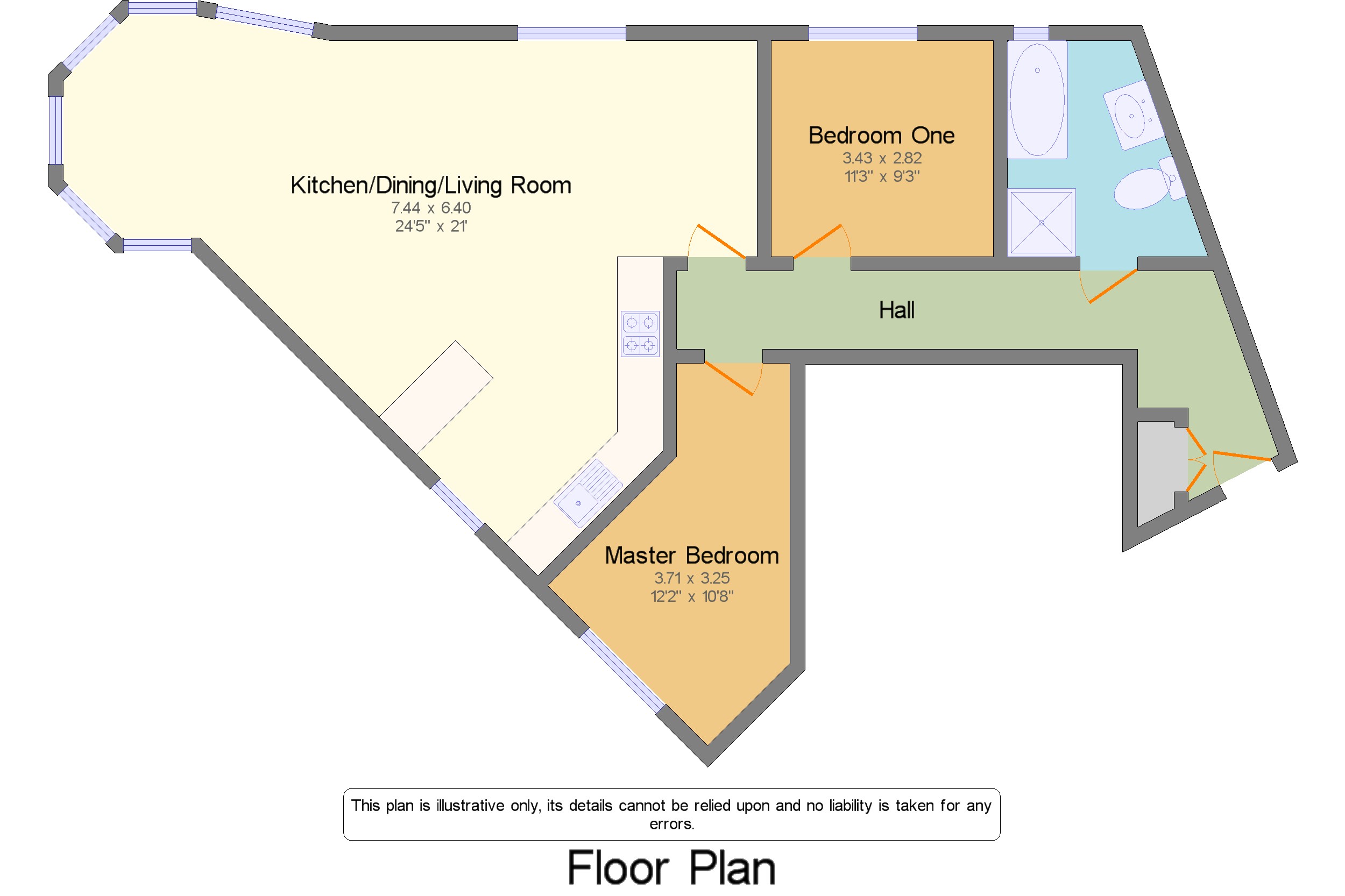 2 Bedrooms Flat for sale in 2 Old Orchard Road, Eastbourne, East, Sussex BN21