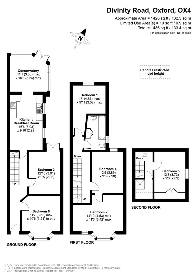 155, Divinity Road, Oxford floorplan