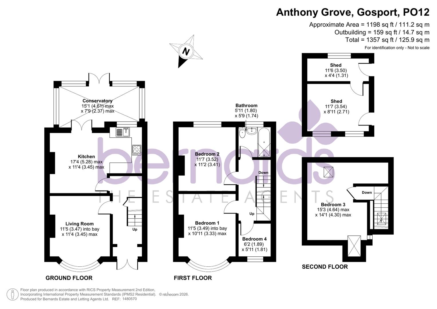 69, Anthony Grove, Gosport floorplan