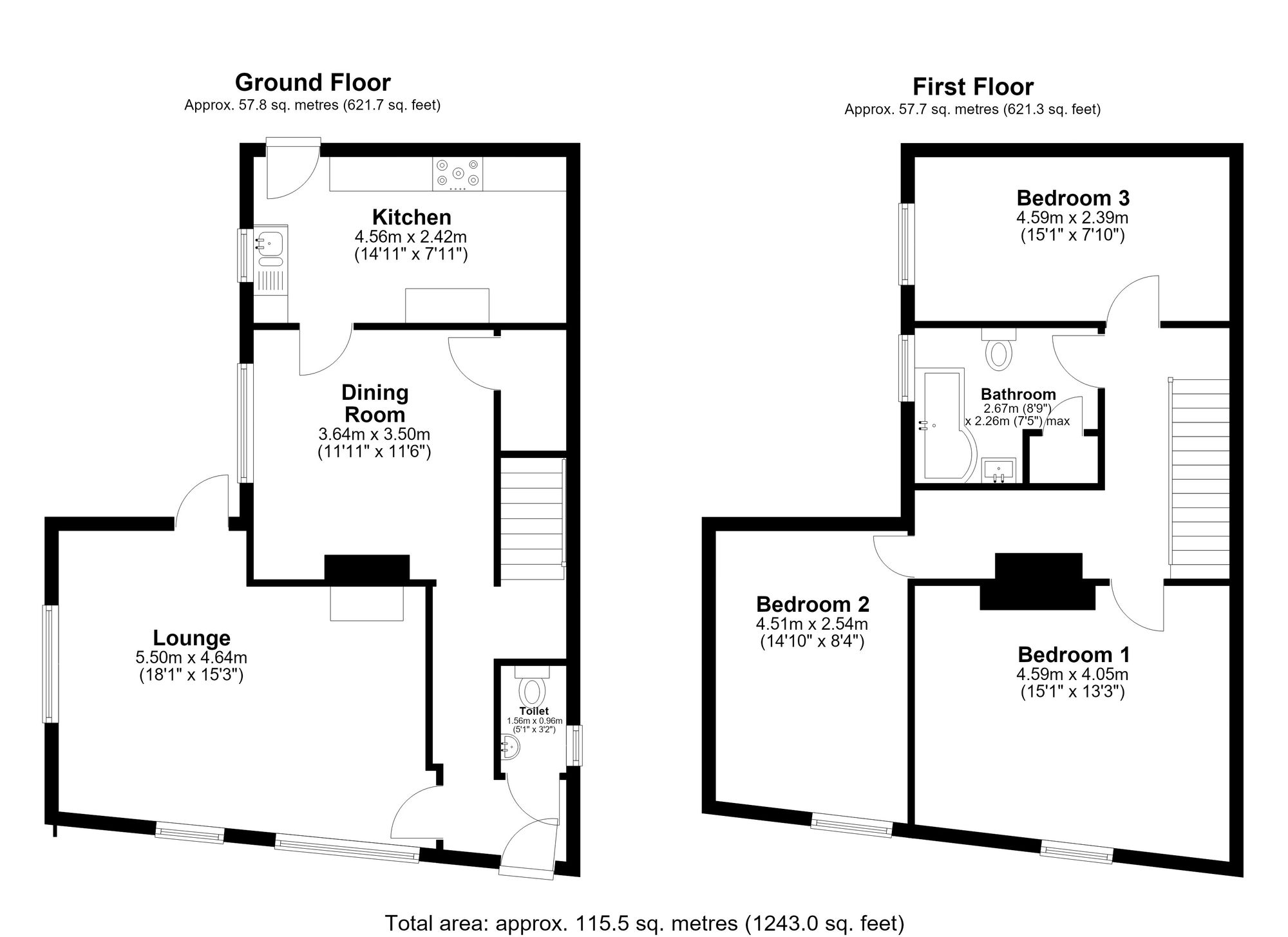 70 Station Road, Ely floorplan
