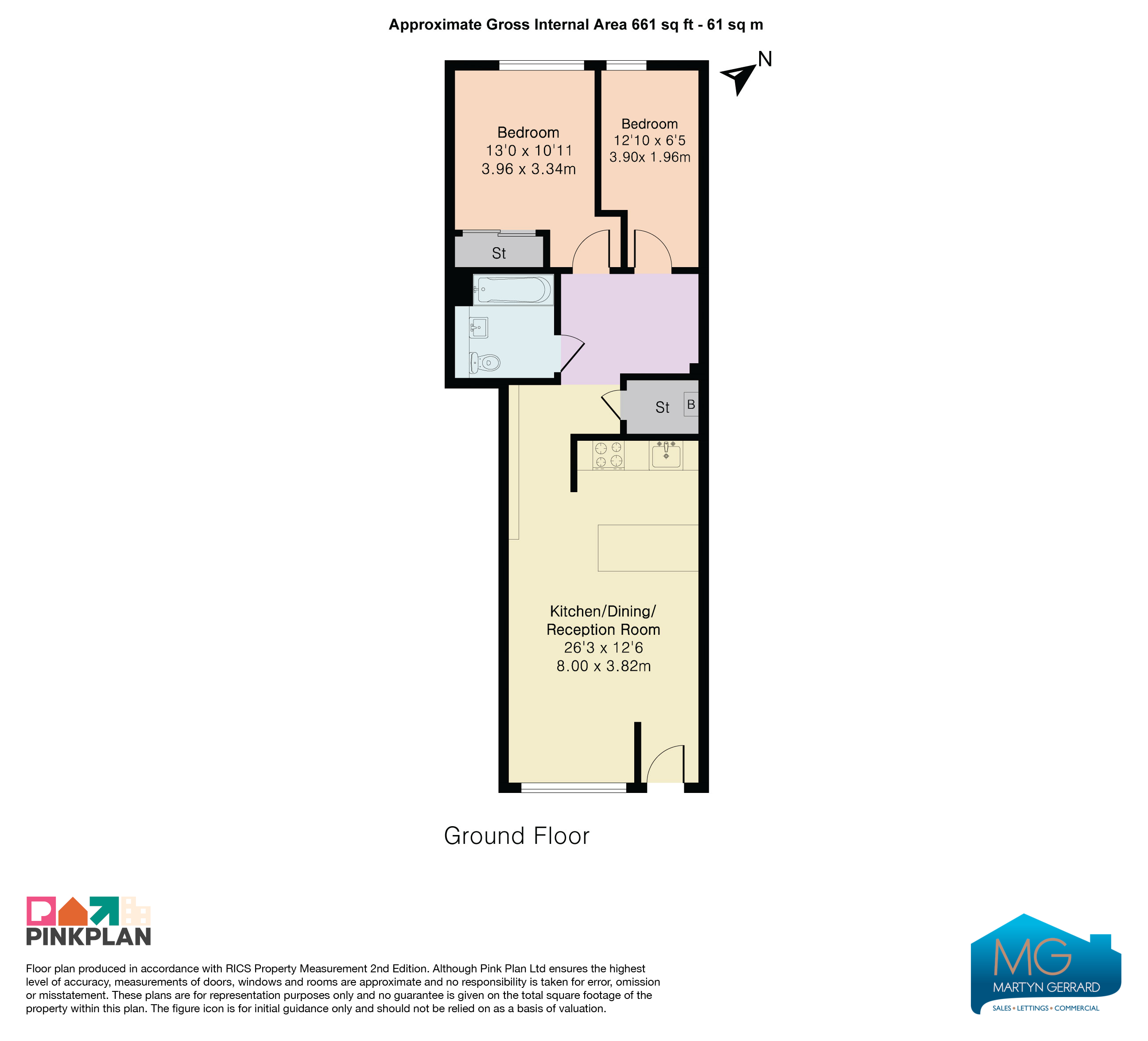 Flat 17, Blue Court, 6, Sherborne Street, London floorplan