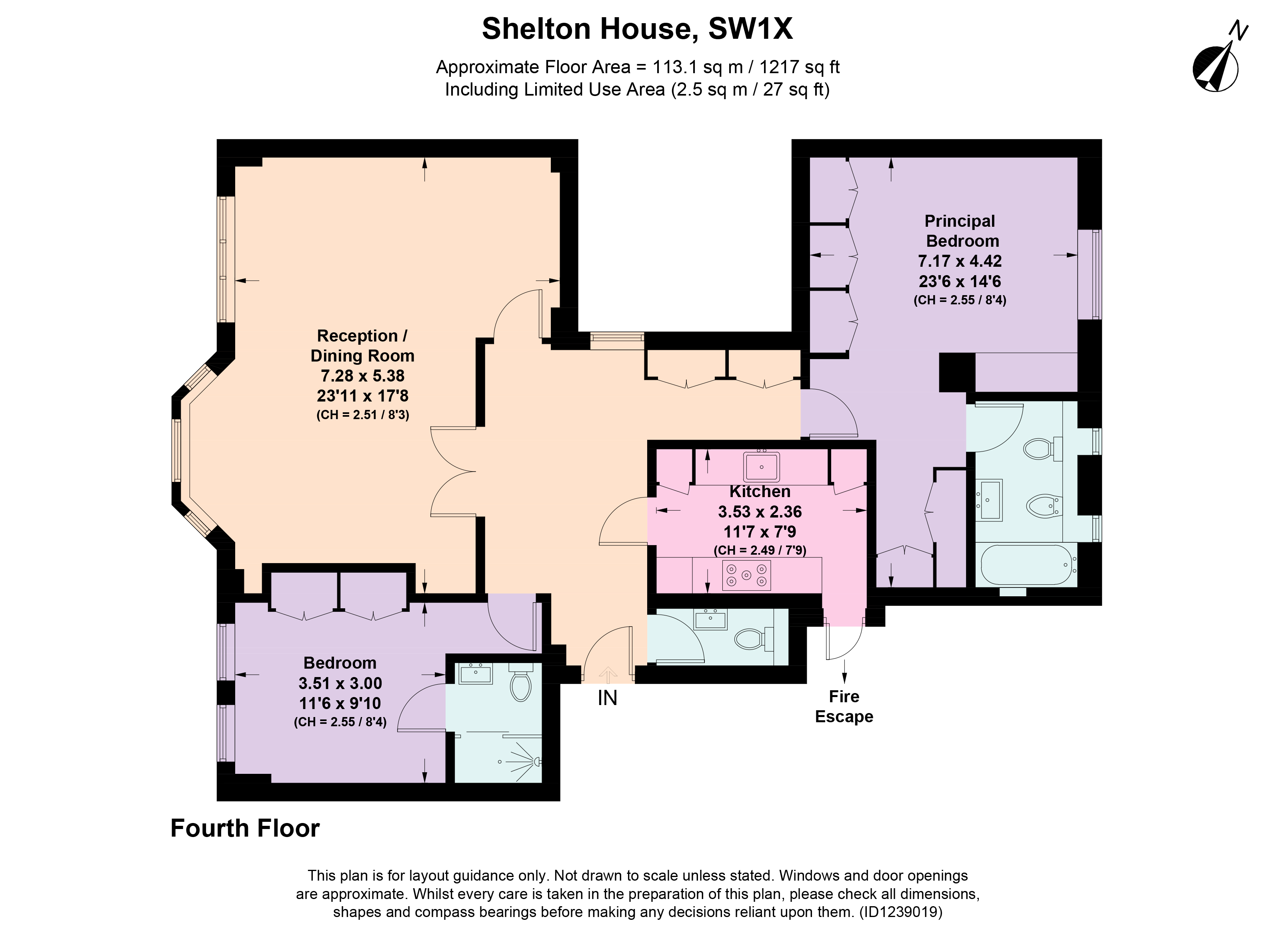 Shelton House, London floorplan