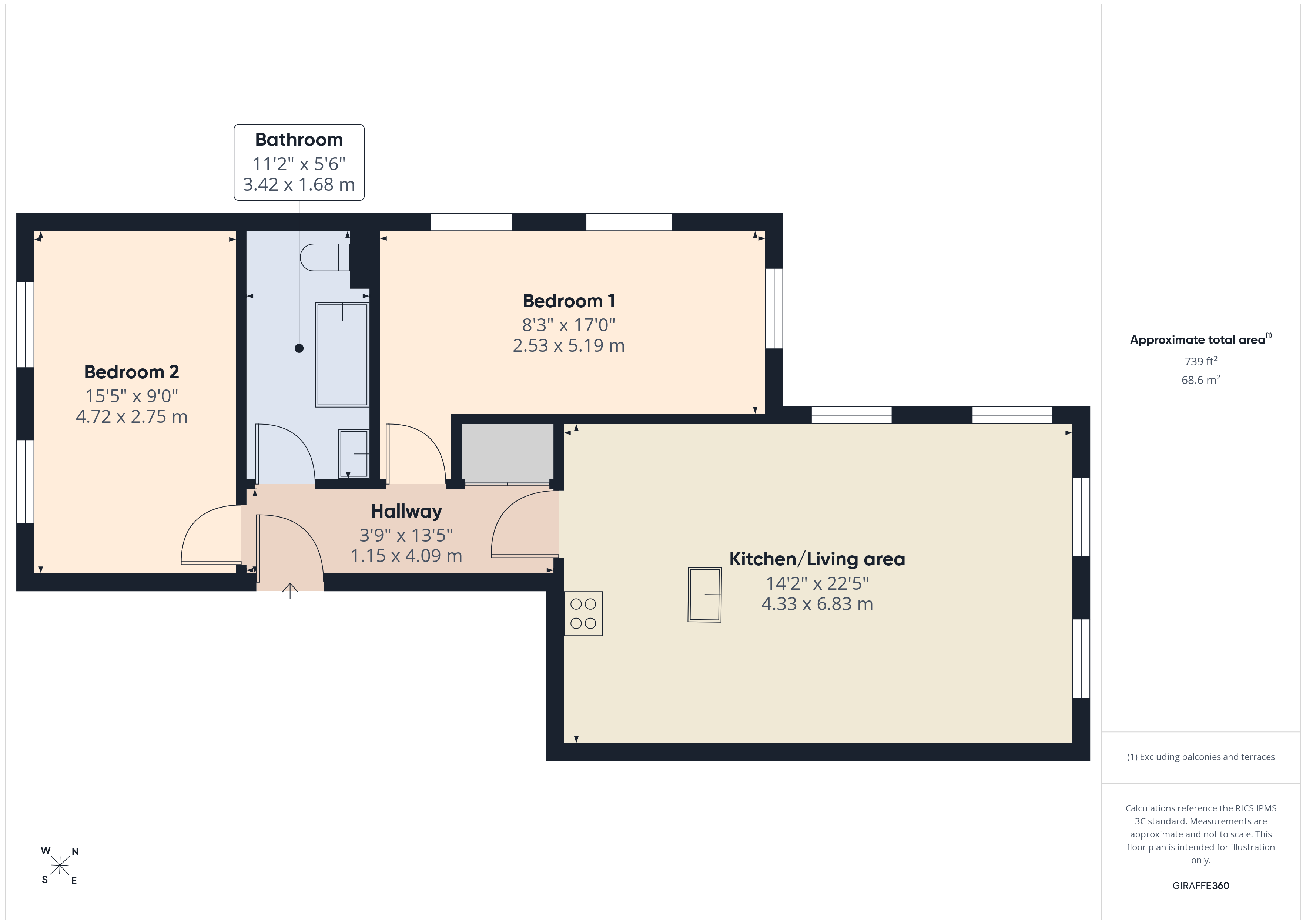 Upper Tulse Hill, London floorplan