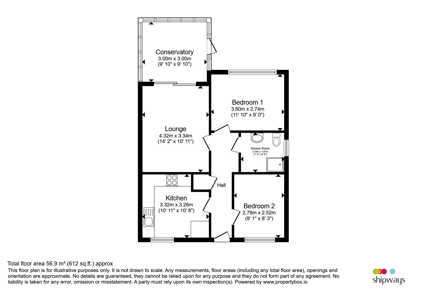 22, Wyegate Close, Birmingham floorplan