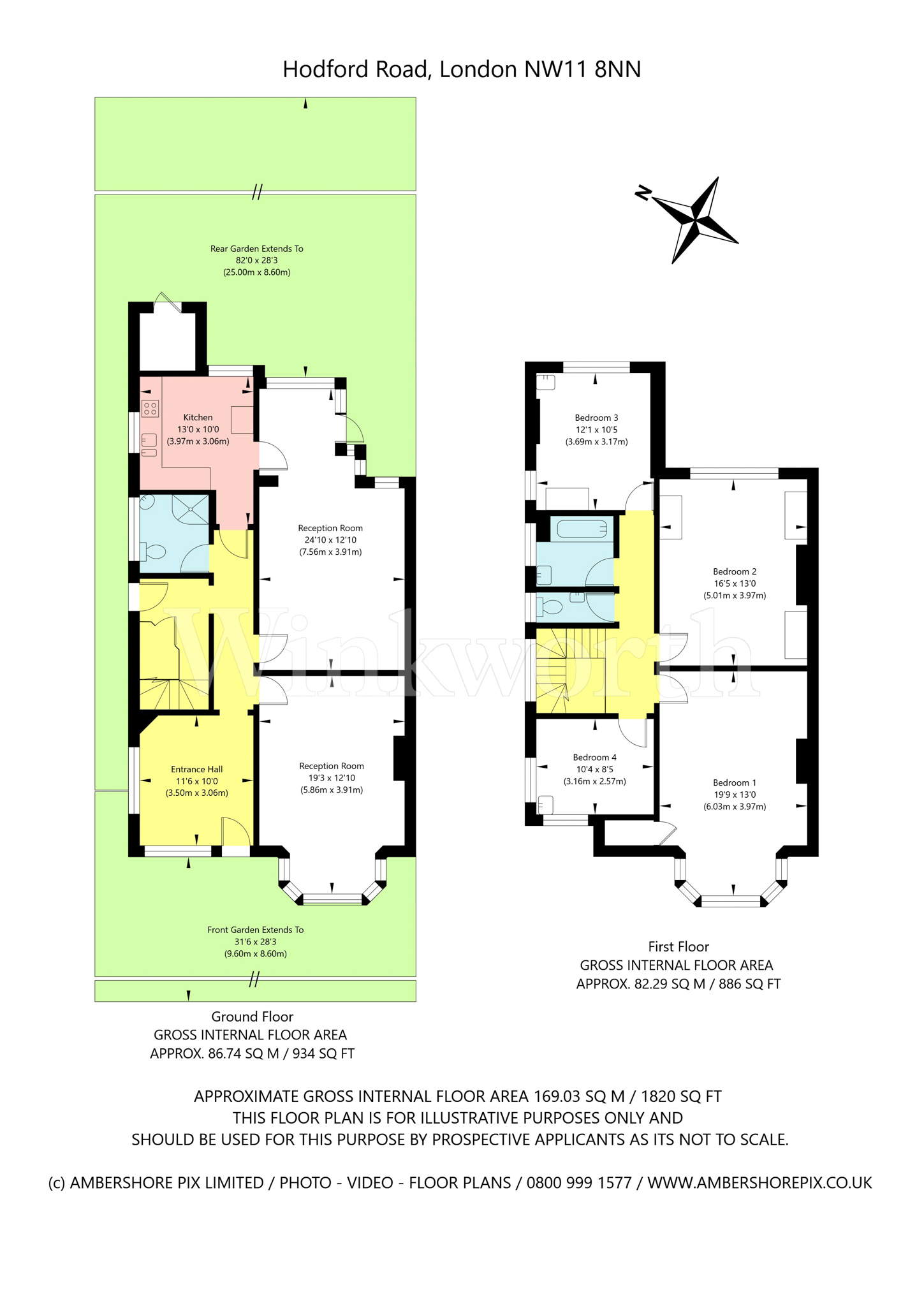 36, Hodford Road, London floorplan