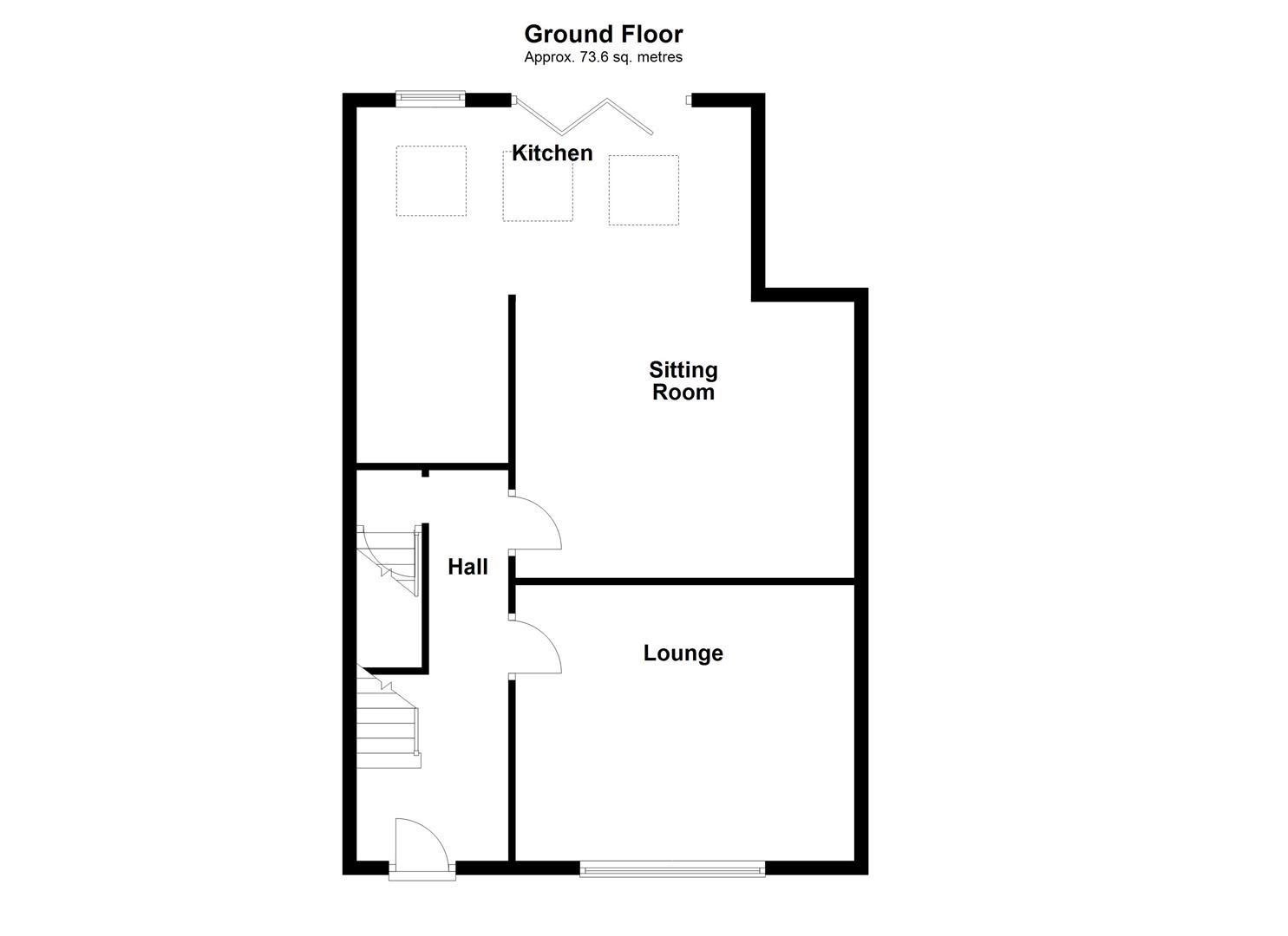 14, Cross Ryecroft Street, Ossett floorplan