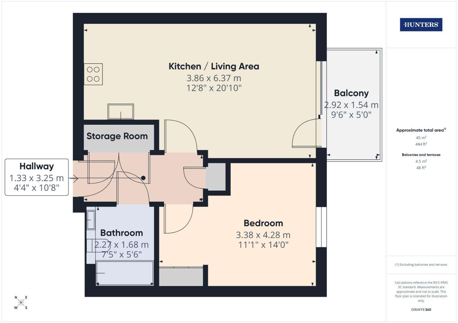 16 Riverside House, Thomas Blake Avenue, Southampton floorplan