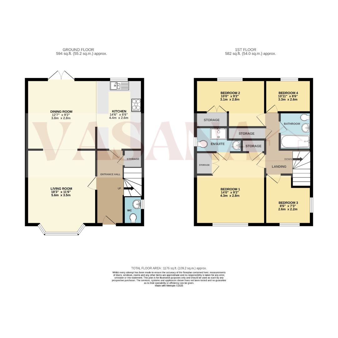 1, Jackson Way, Kettering floorplan