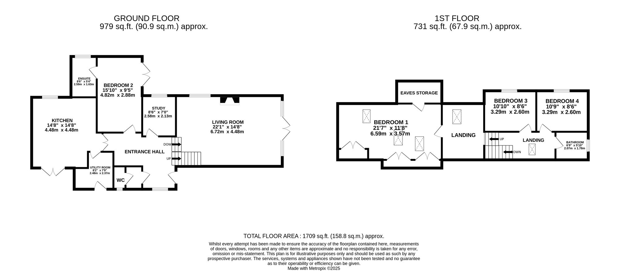 161 Eccleshall Road, Market Drayton floorplan