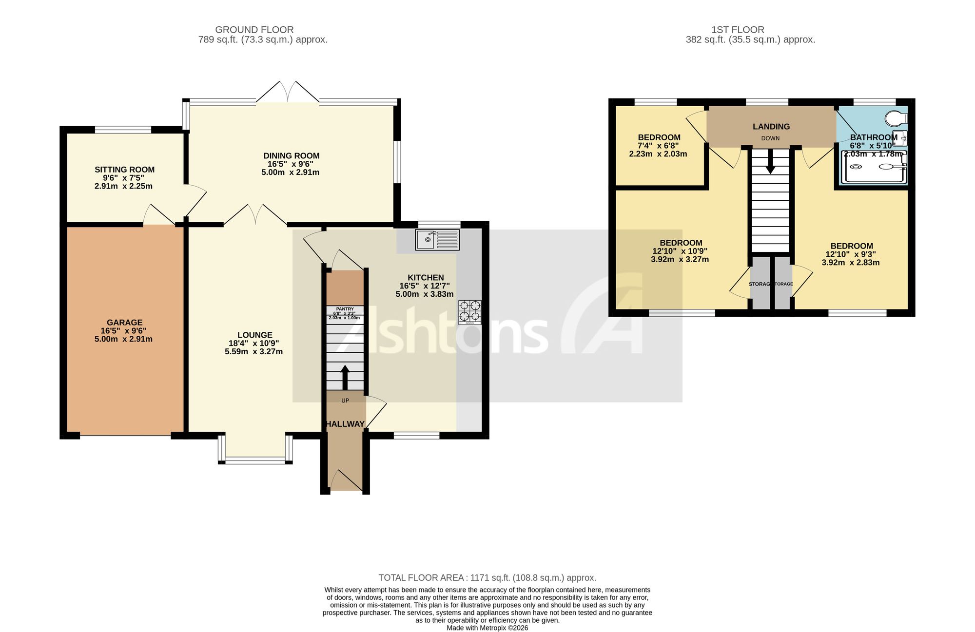 59 McCarthy Close, Warrington floorplan