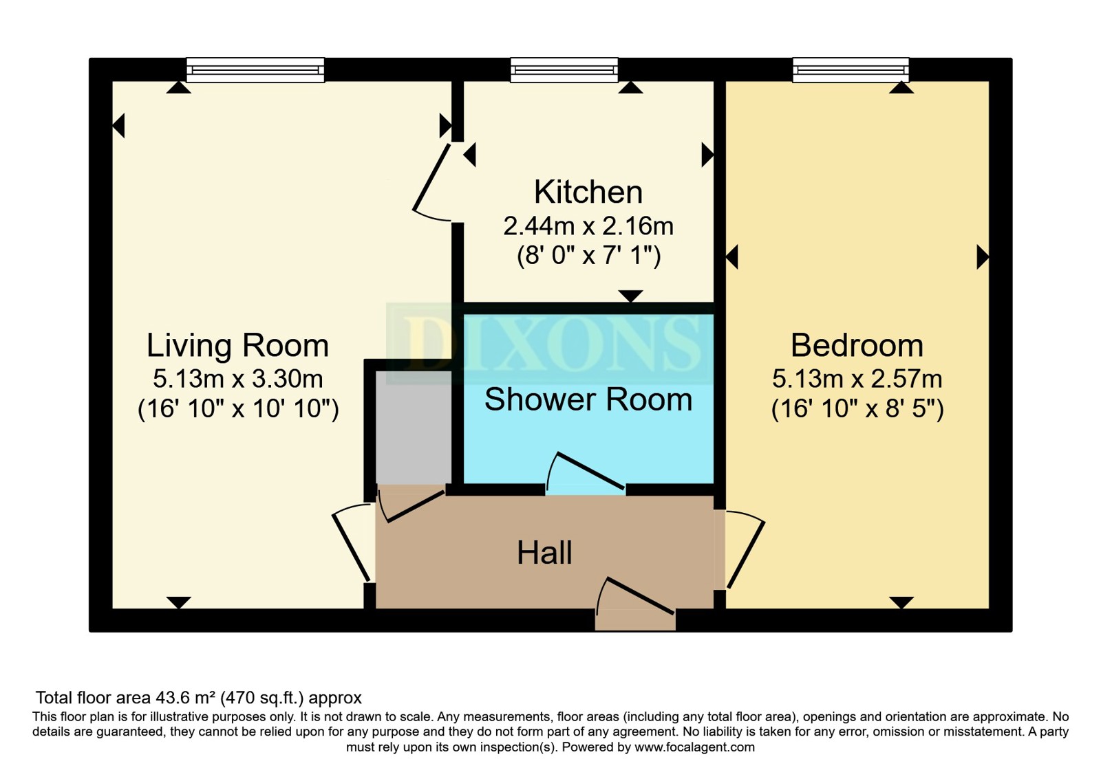 Flat 36, St. Annes Court,, St. Annes Way, Birmingham floorplan