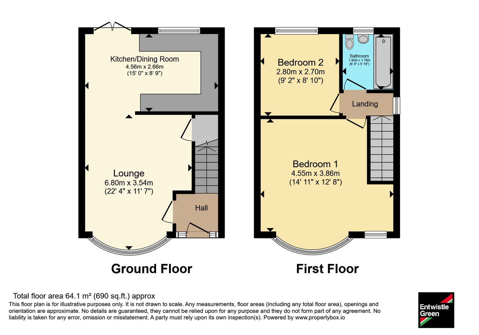 344, Bolton Road, Lancashire floorplan