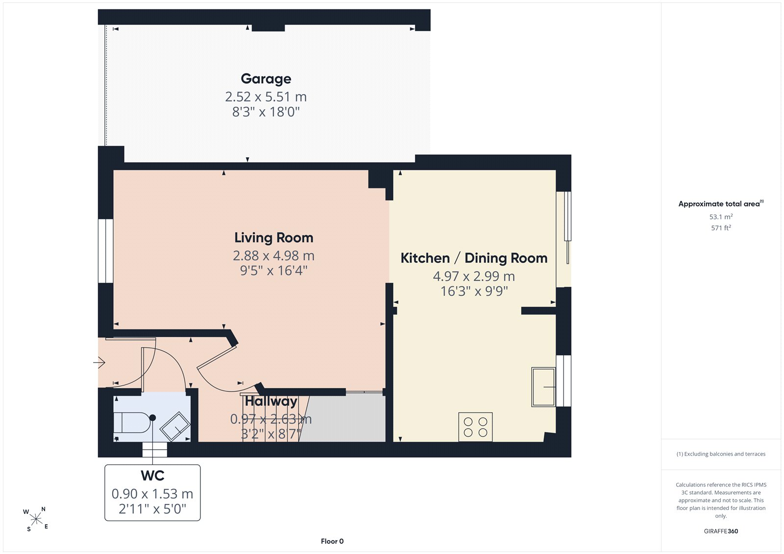 21, Sweetgrass Road, Weston-Super-Mare floorplan