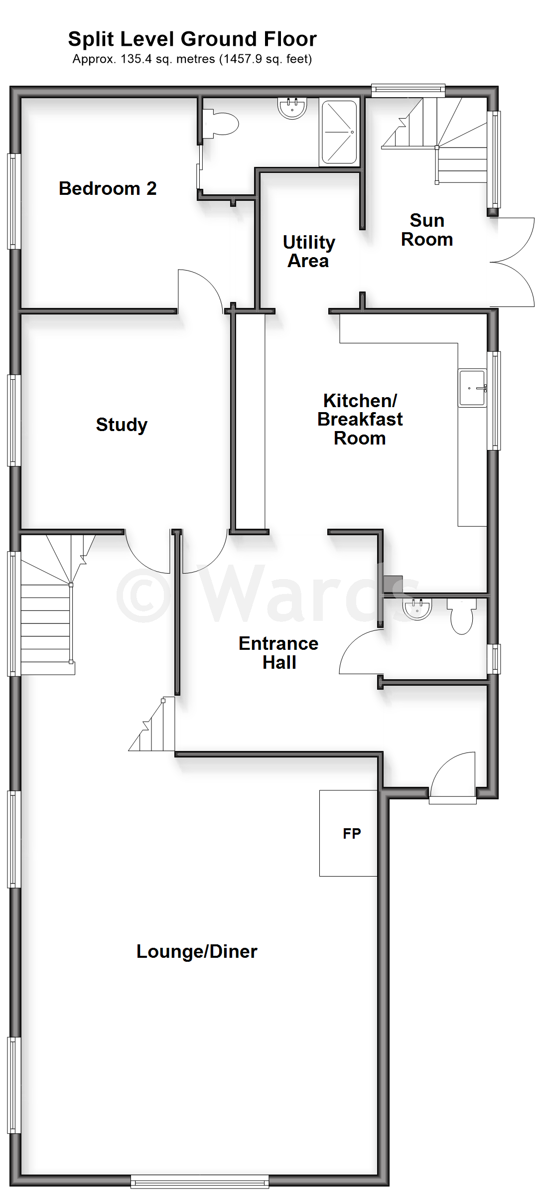 The Old School House, Buttway Lane, Rochester floorplan