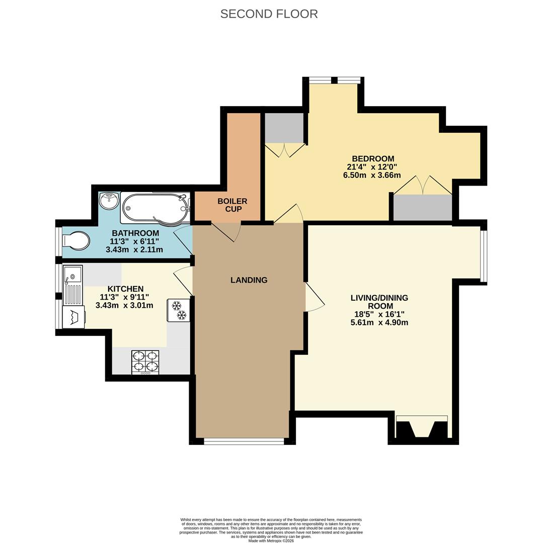 3 Cheam Lodge, 19, Bedford Avenue, Bexhill floorplan