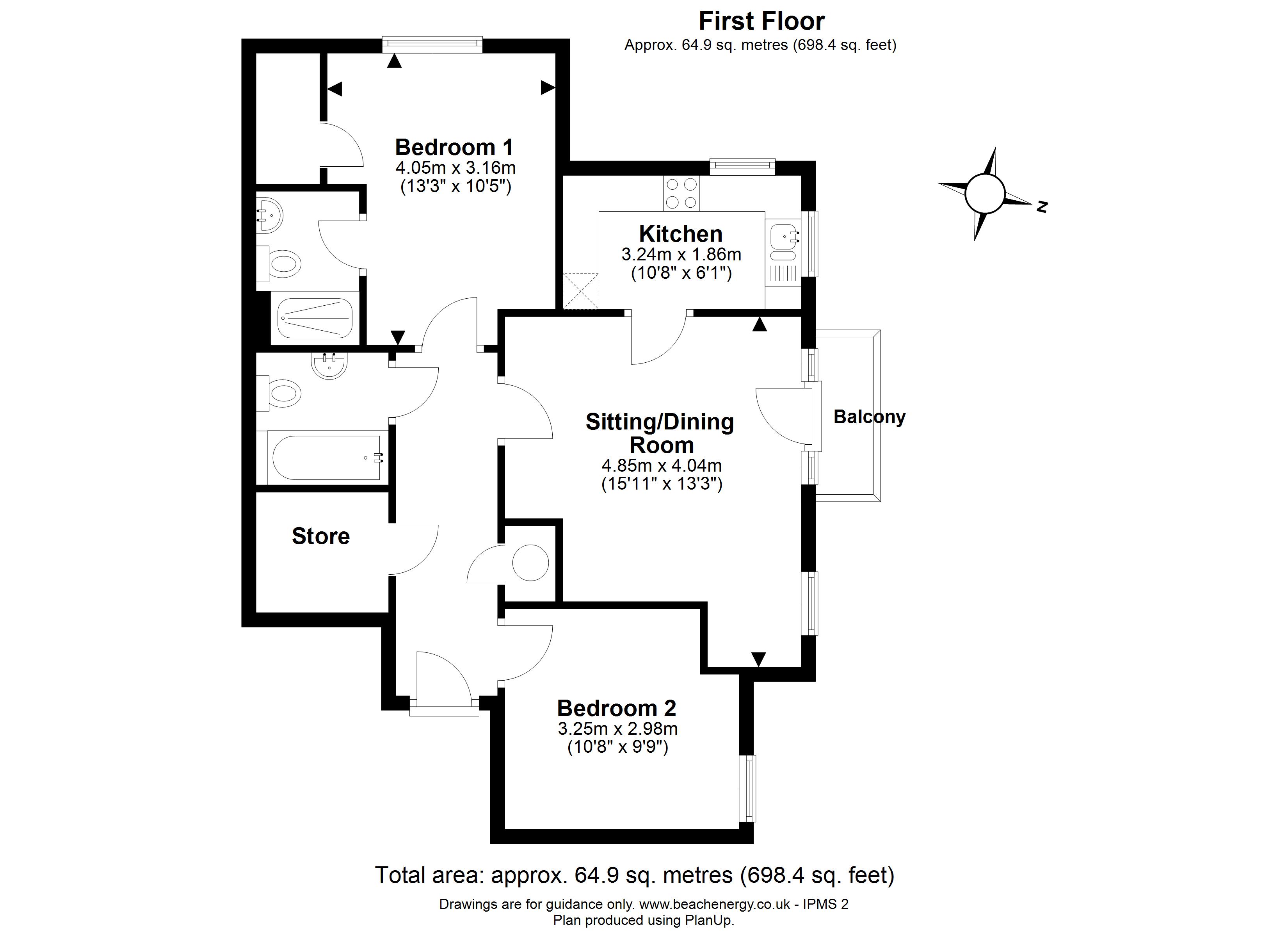 Park House, 40, Queen Ediths Way, Cambridge floorplan