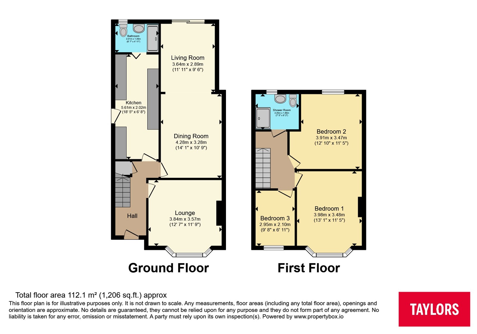 2, Enfield Road, Bristol floorplan
