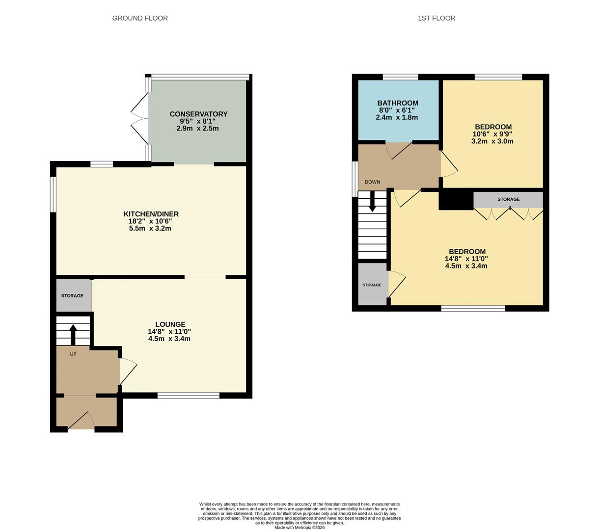 22, Hawthorn Close, Burton Latimer floorplan