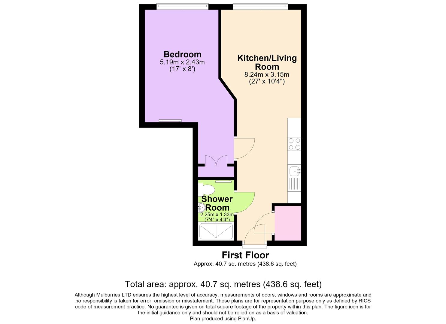 Flat 6, 89, The Exchange, Marlowes, Hemel Hempstead floorplan
