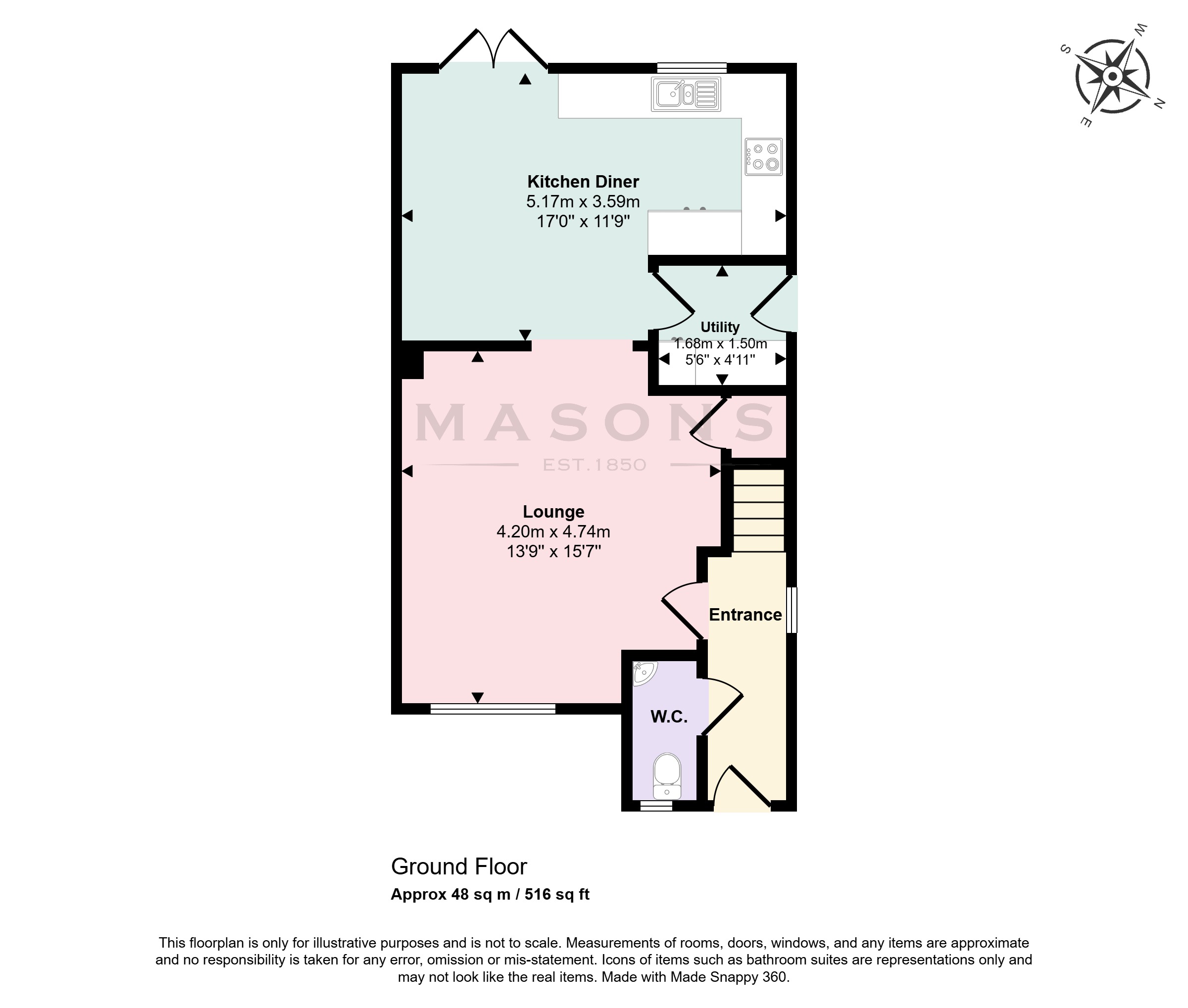 8, Gibson Way, Louth floorplan