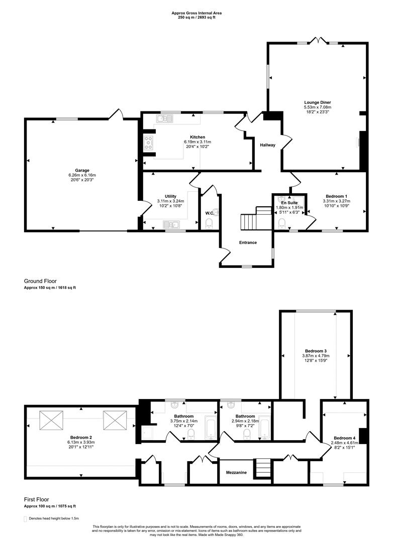 Ty Timsam, Croesgoch, Haverfordwest floorplan