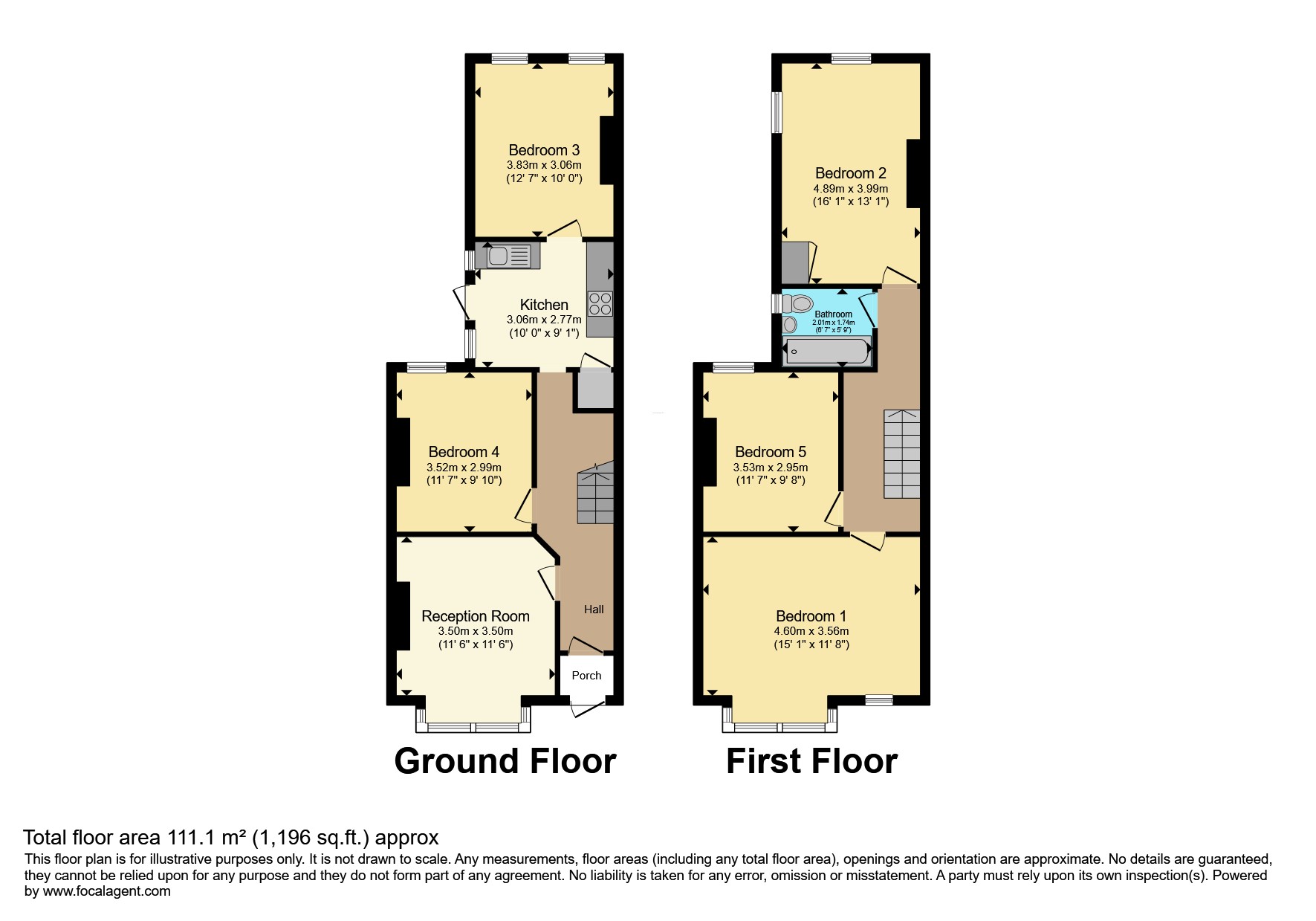 41, Cumberland Road, London floorplan