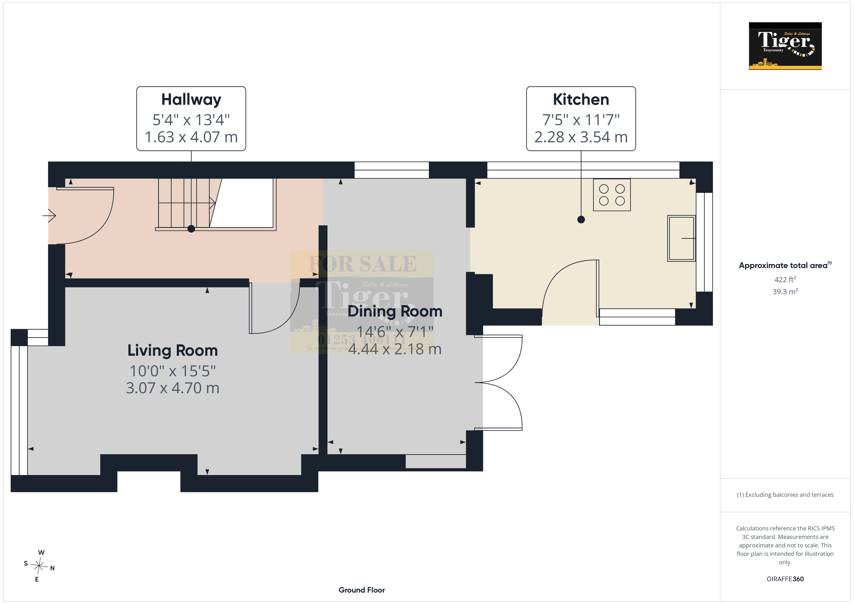 95, Harcourt Road, Blackpool floorplan