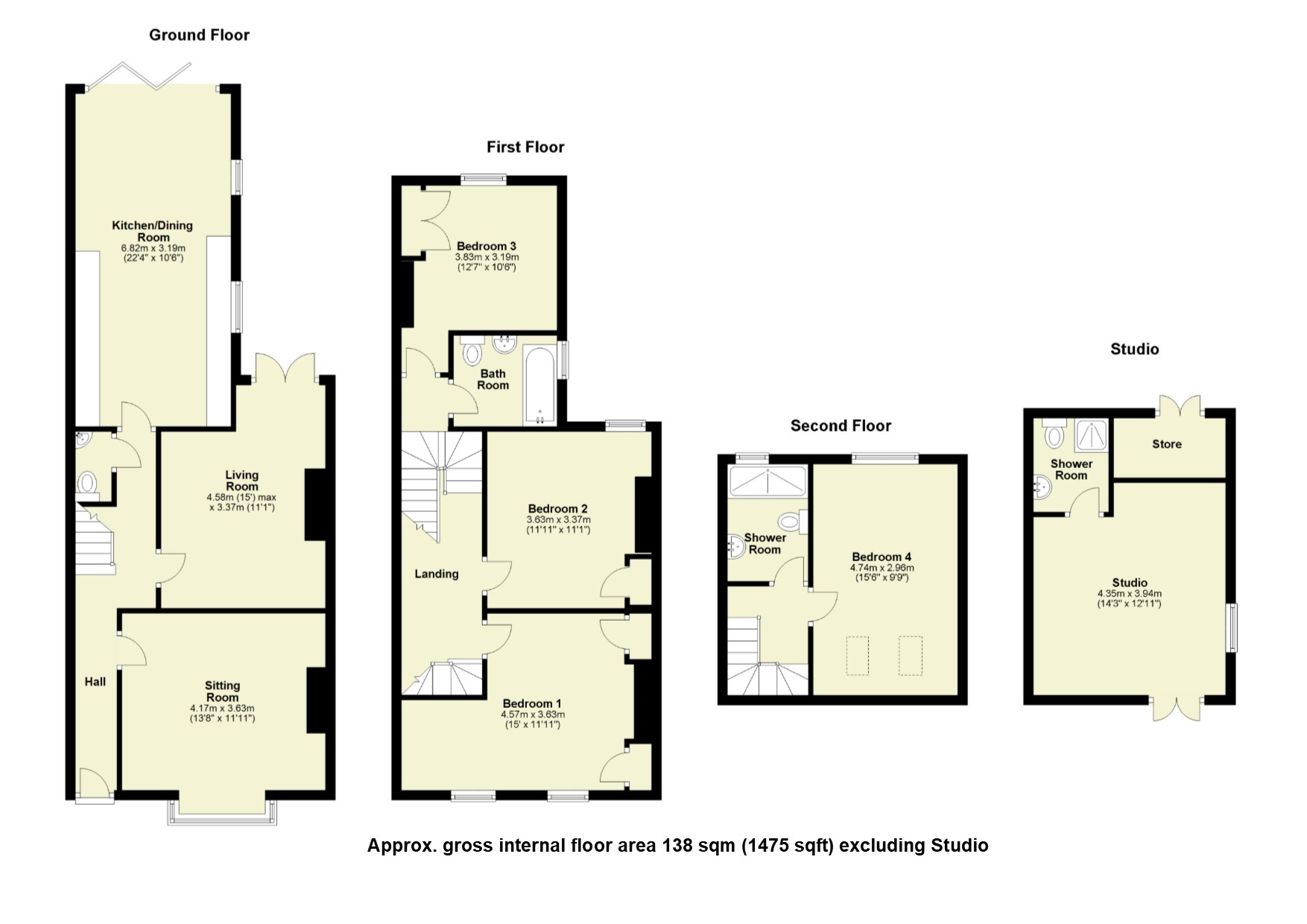 4 bed terraced house for sale in Rathmore Road, Cambridge CB1 Zoopla