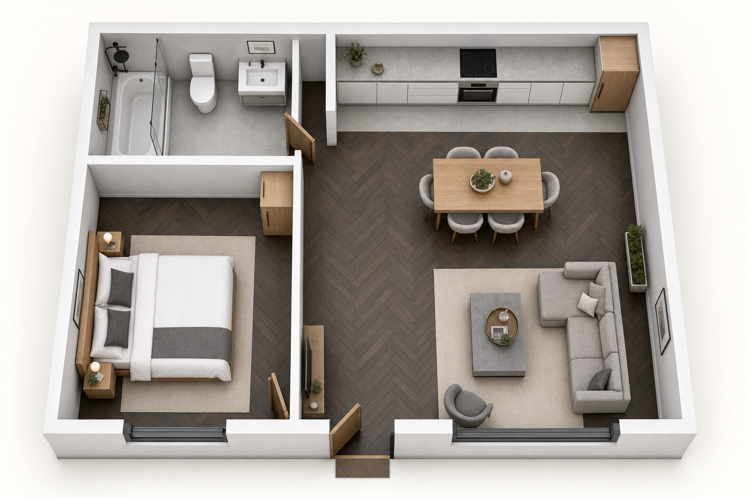 High Yield Glasgow City Centre Apartment – 7% Rental Yields | St, High Yield Glasgow City Centre Apartment - 7% Rental Yields, Glasgow floorplan