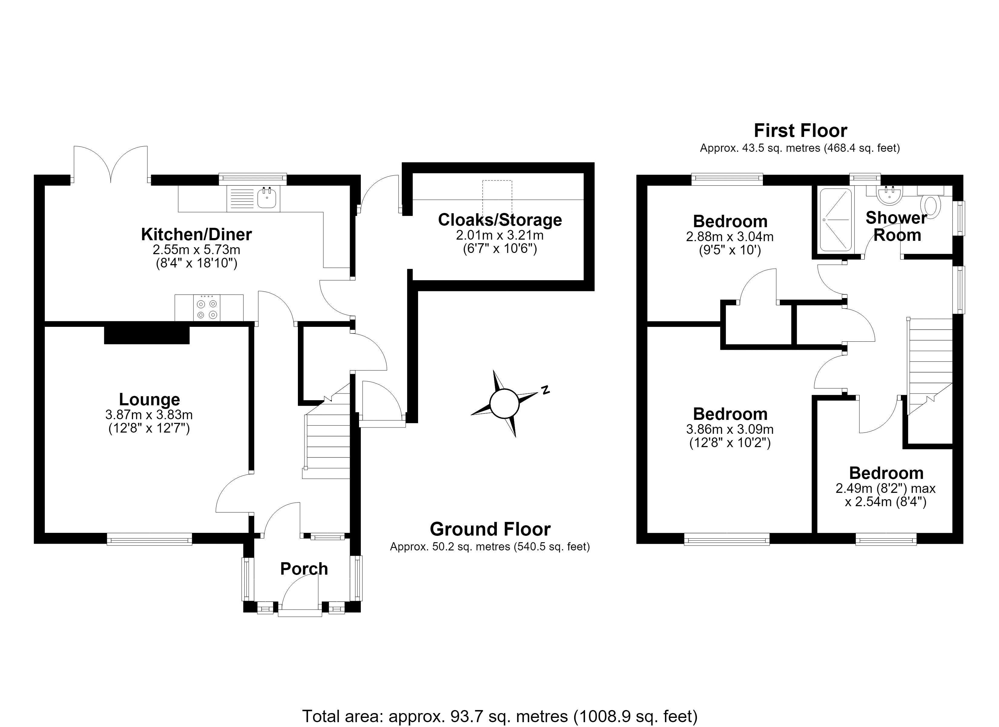 5, Heath Road, Telford floorplan