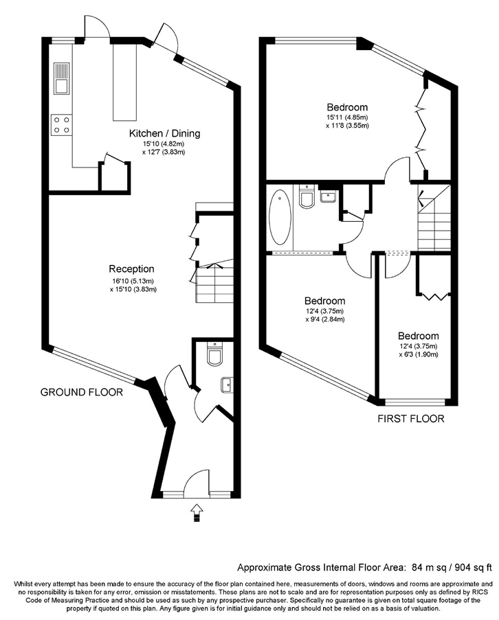 3 Bedrooms End terrace house for sale in Templemere, Weybridge, Surrey KT13