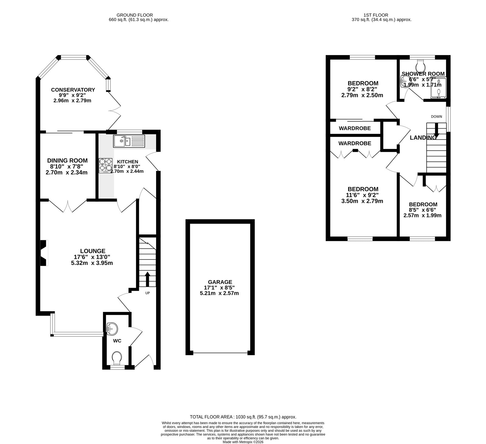 Blanford Gardens, Nottingham floorplan