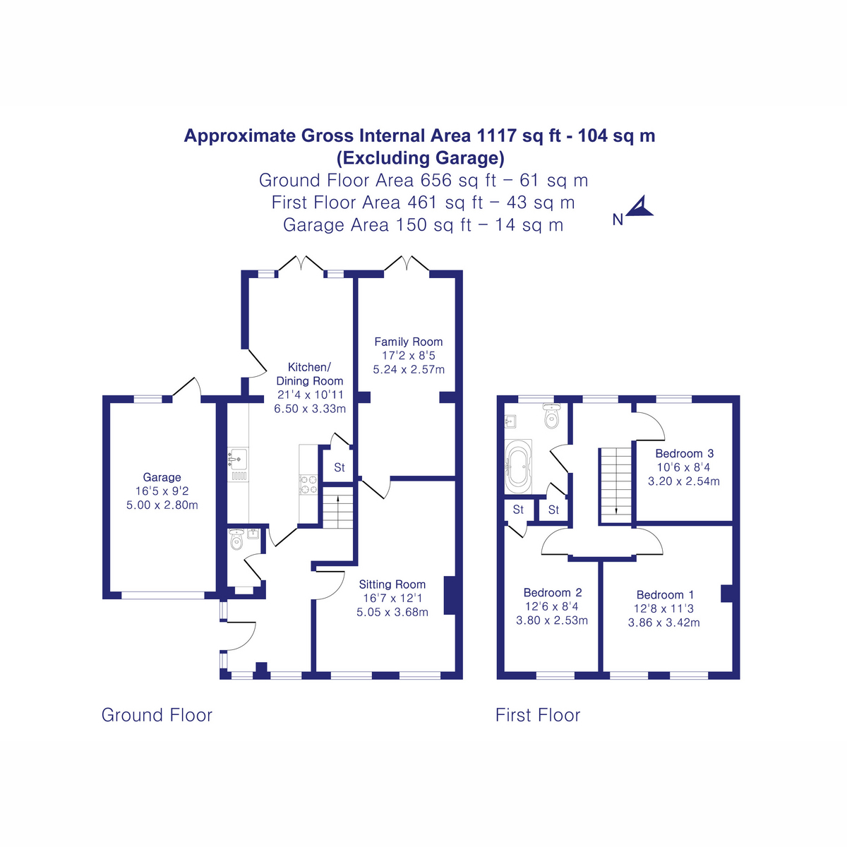62, Hampden Drive, Kidlington floorplan