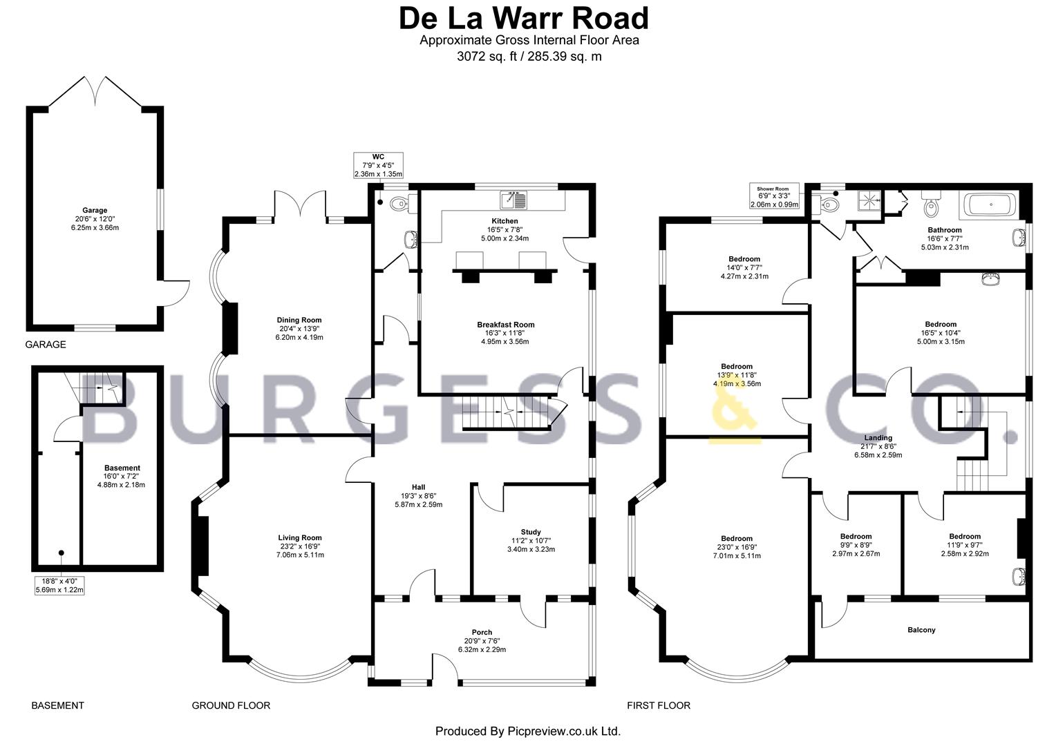 97, De La Warr Road, Bexhill-On-Sea floorplan