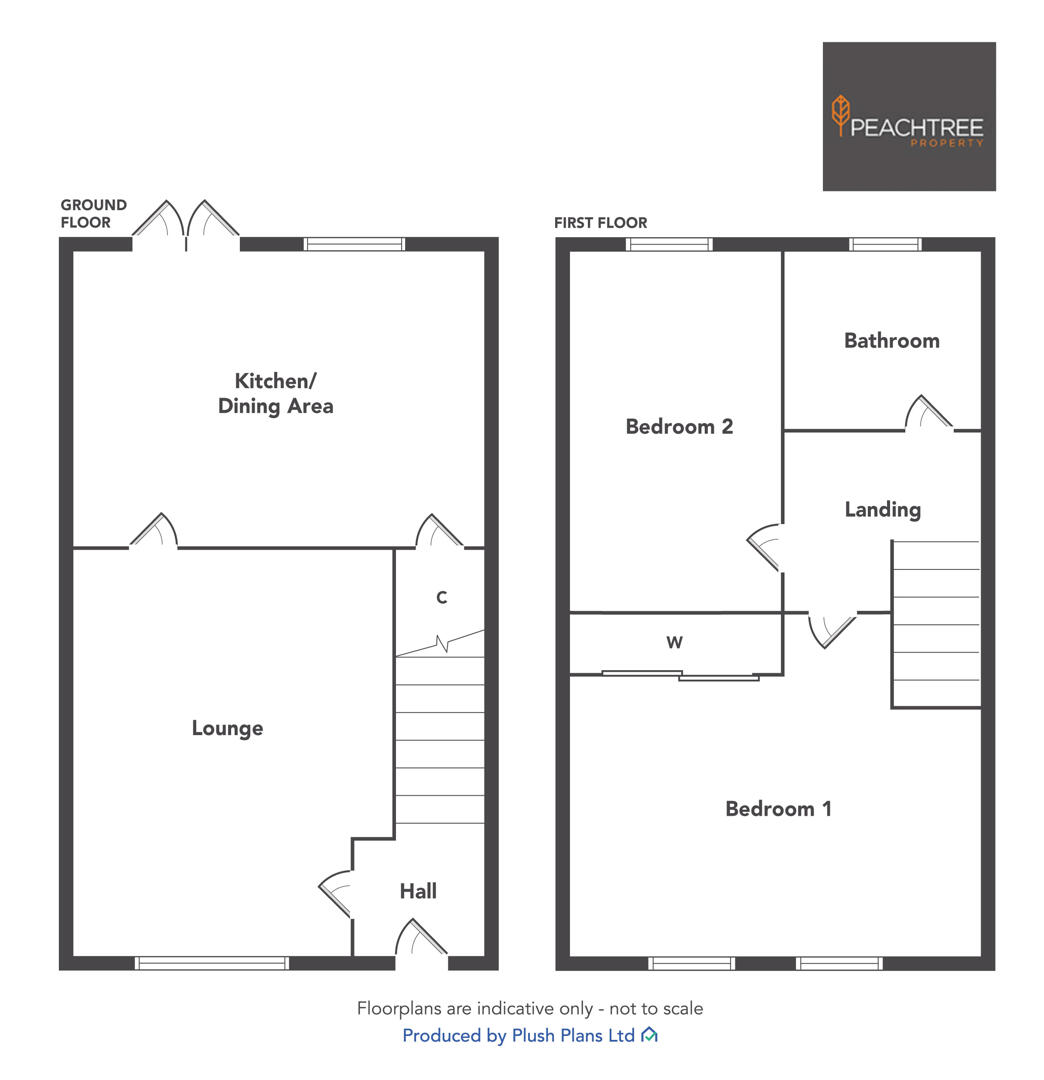 136, Brown Street, Paisley floorplan