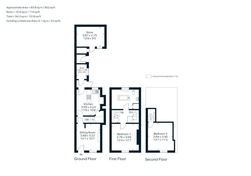 19 Castle Street, Farnham floorplan